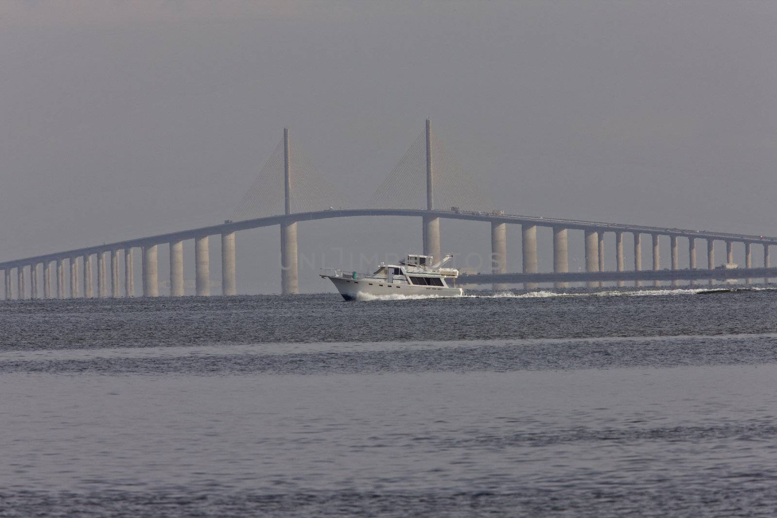 Sunshine Skyway Bridge Tampa Bay Florida