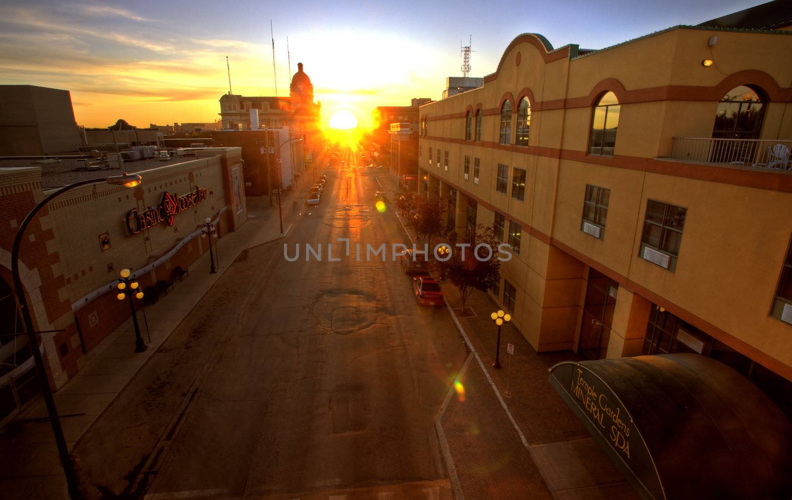 Sunset in Moose Jaw