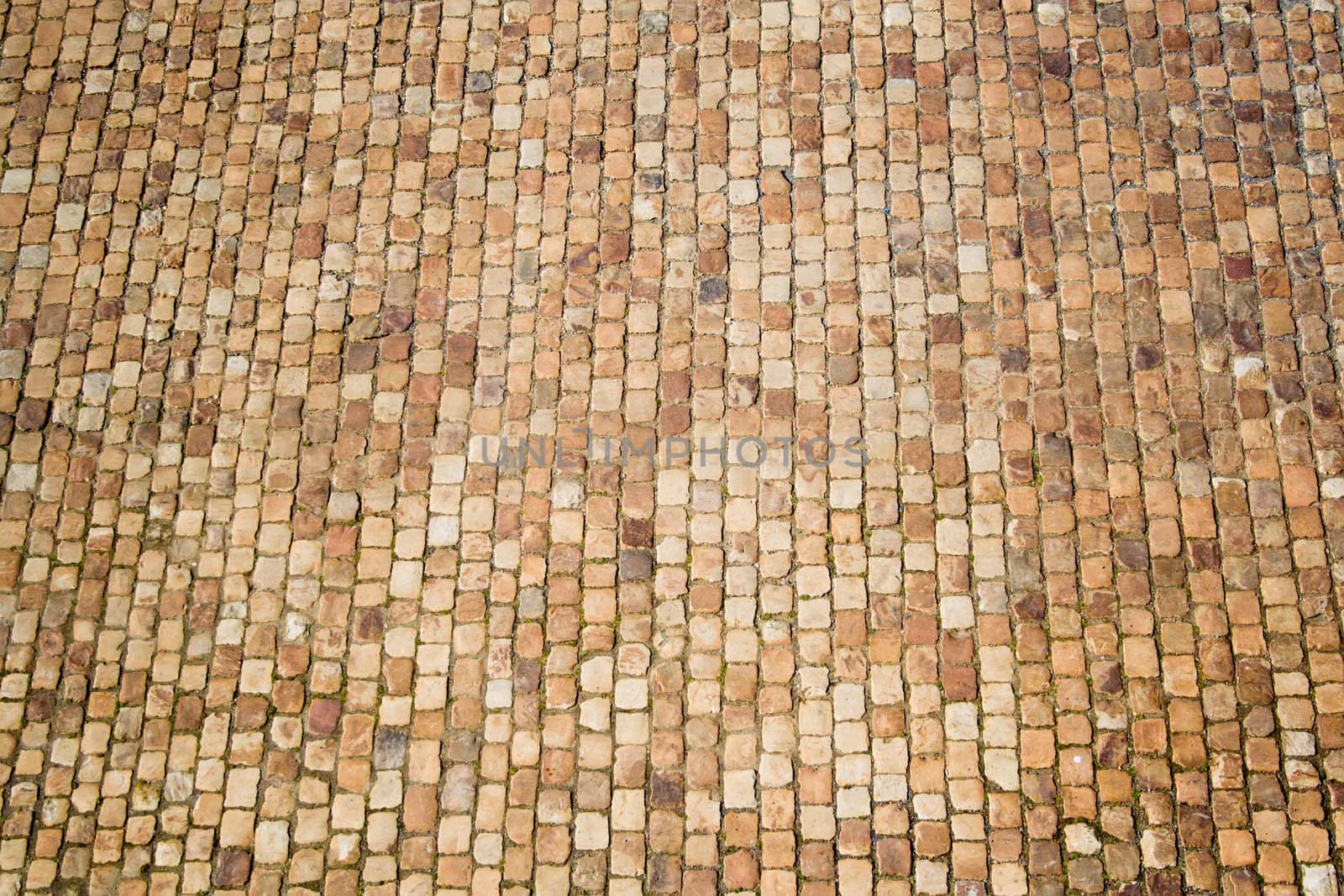 Historical pavement texture from old Prague street