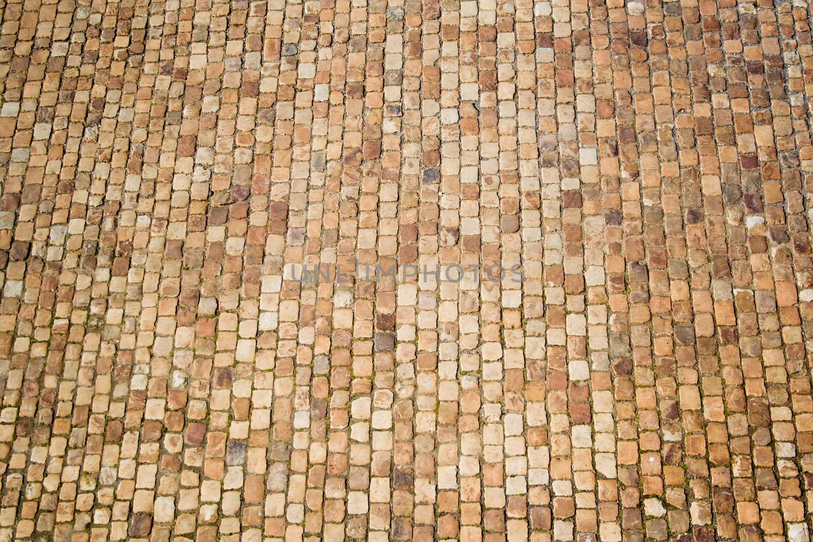 Historical pavement texture from old Prague street