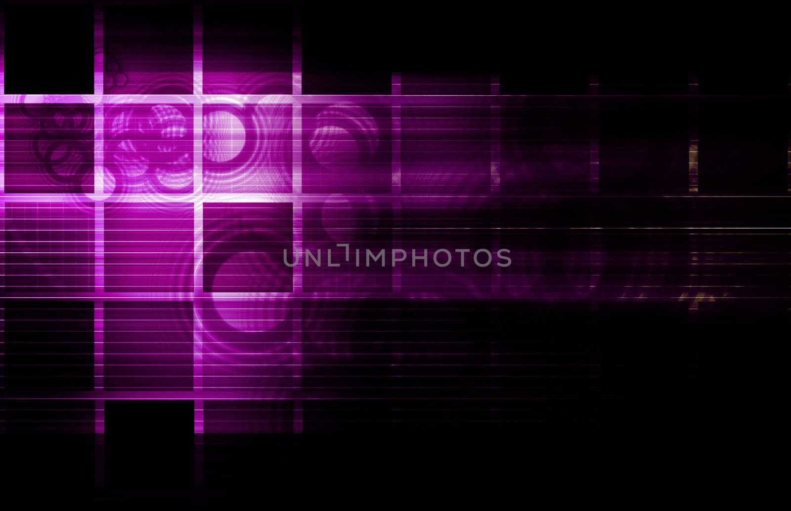 Business Technology with a Corporate Abstract Art