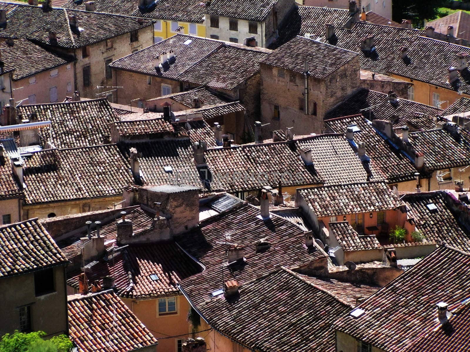 Roofs in small village in France - Provence