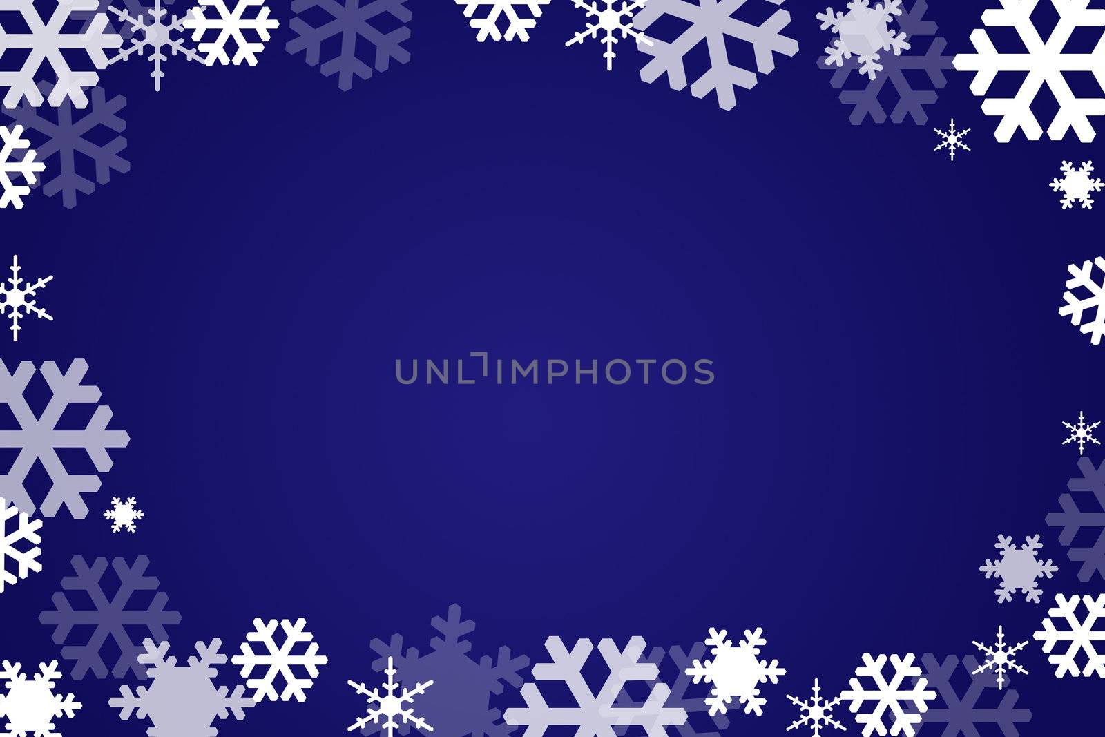 Snow flakes background by orson