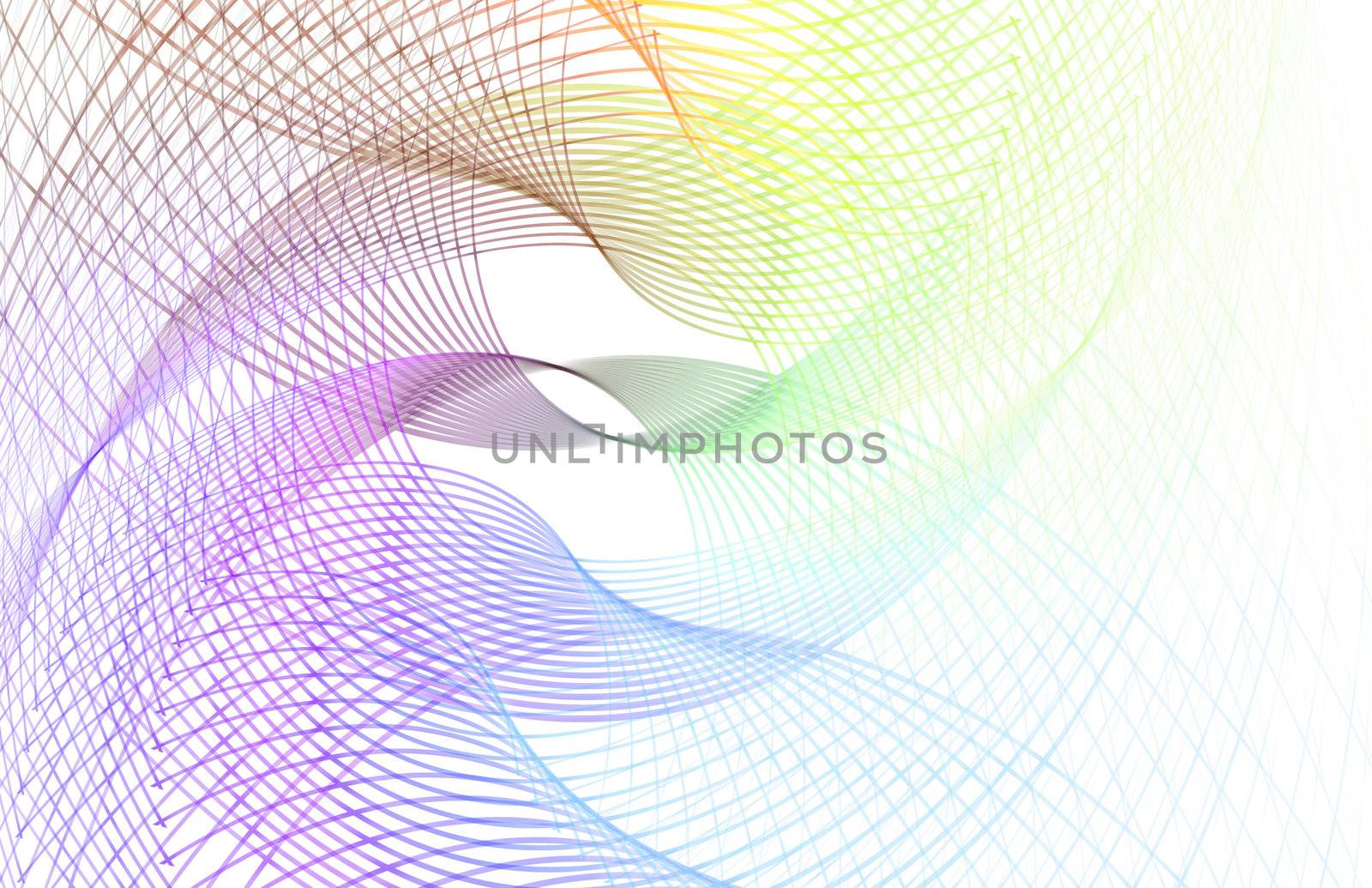 Creative and Colorful Lines Abstract as Art Work