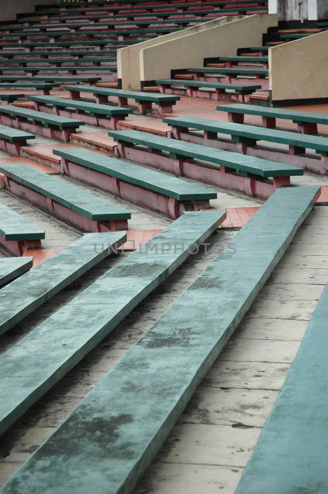 outdoor concert seating. constructed with solid concrete