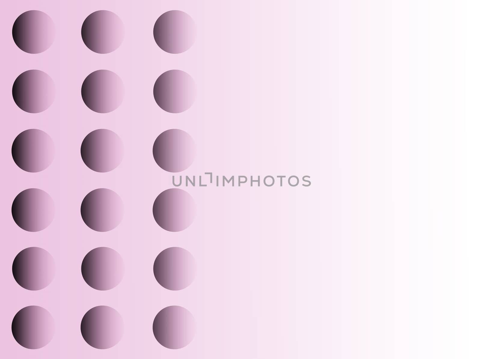 pink and white gradient background with spots