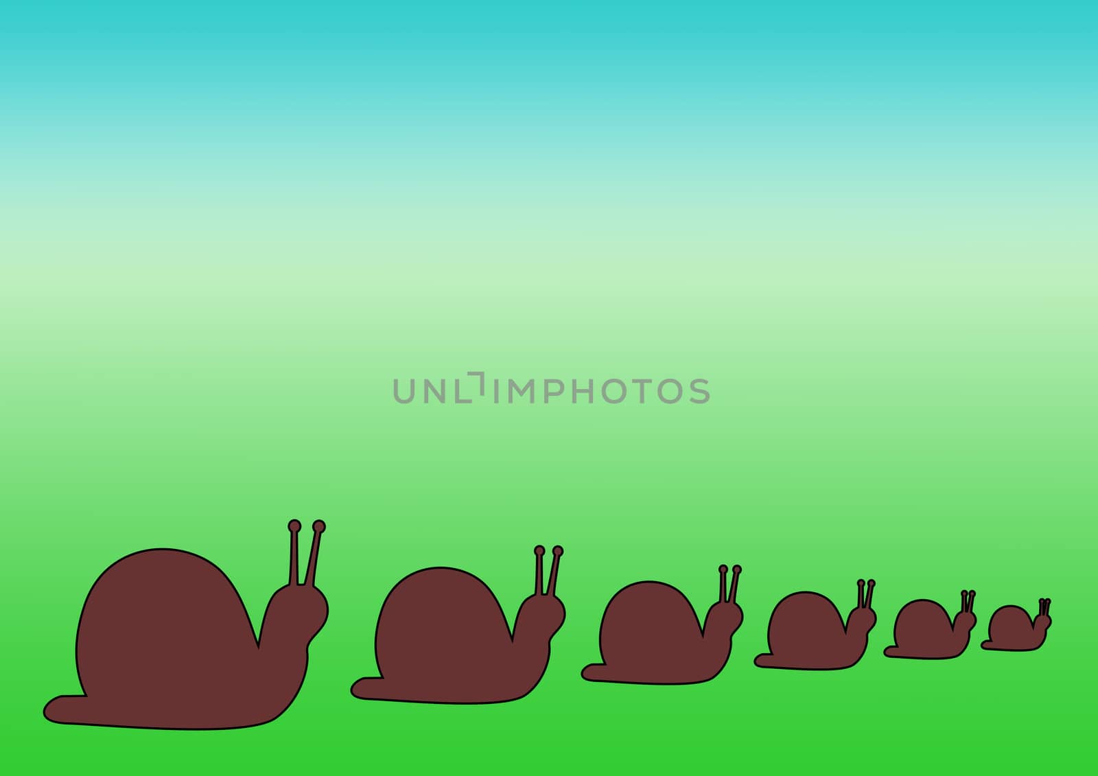 Background with Snails by werg