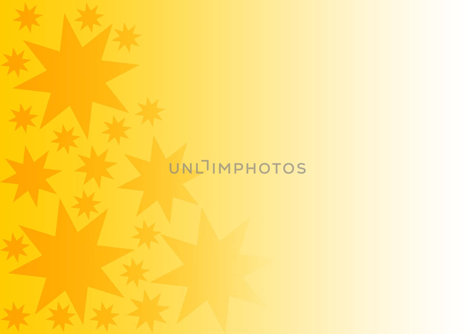 Gold and Yellow gradient background with stars