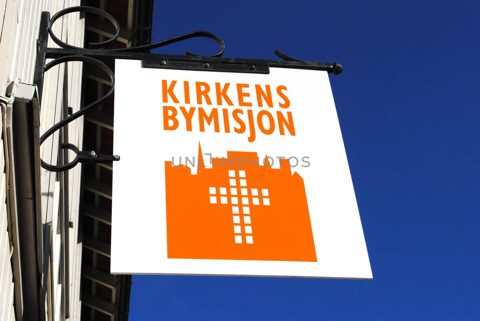 Sign of the Church City Mission (Norwegian: Kirkens Bymisjon), a diaconal foundation in Norway doing social work.