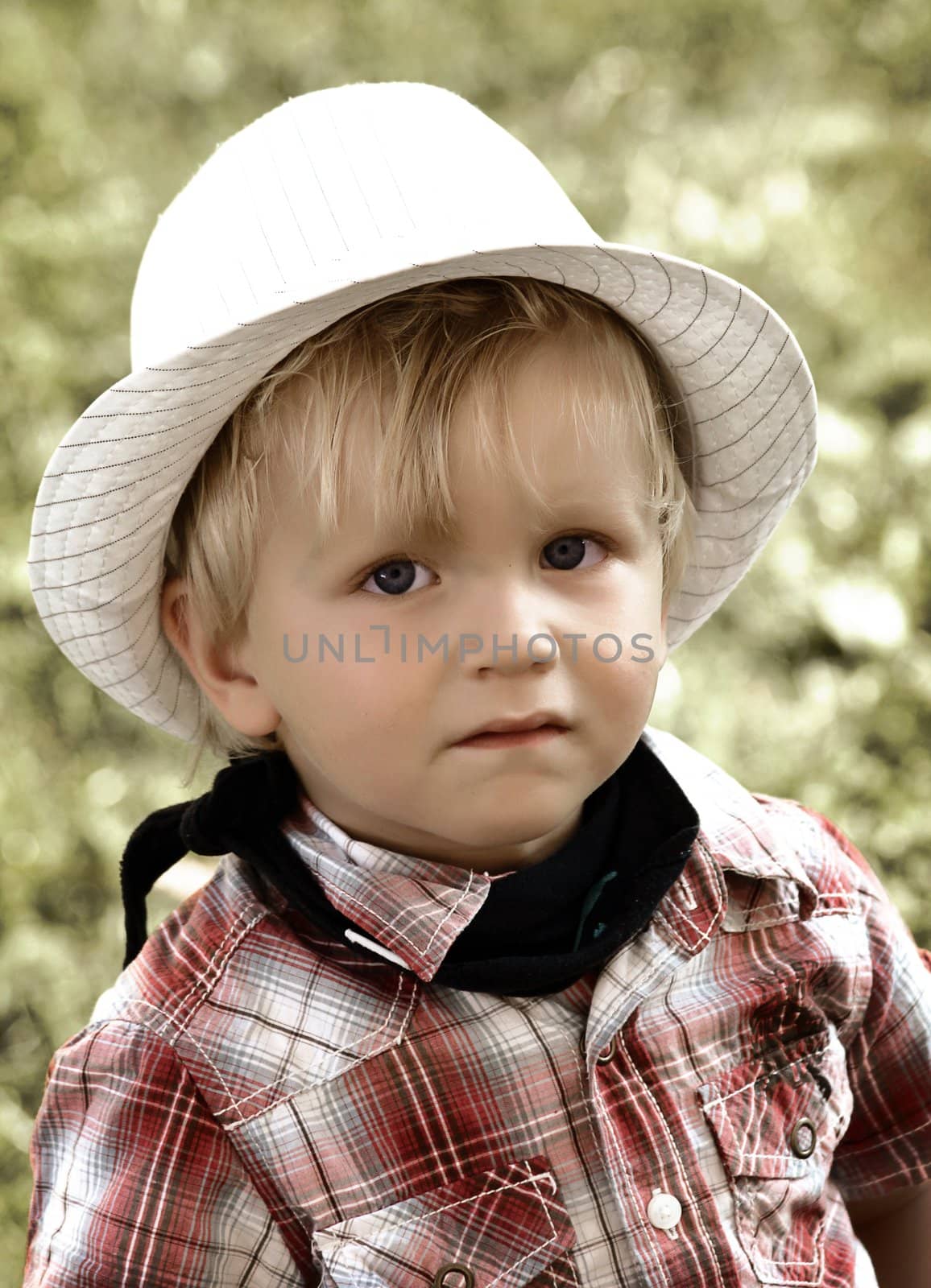 little boy with hat by Hasenonkel