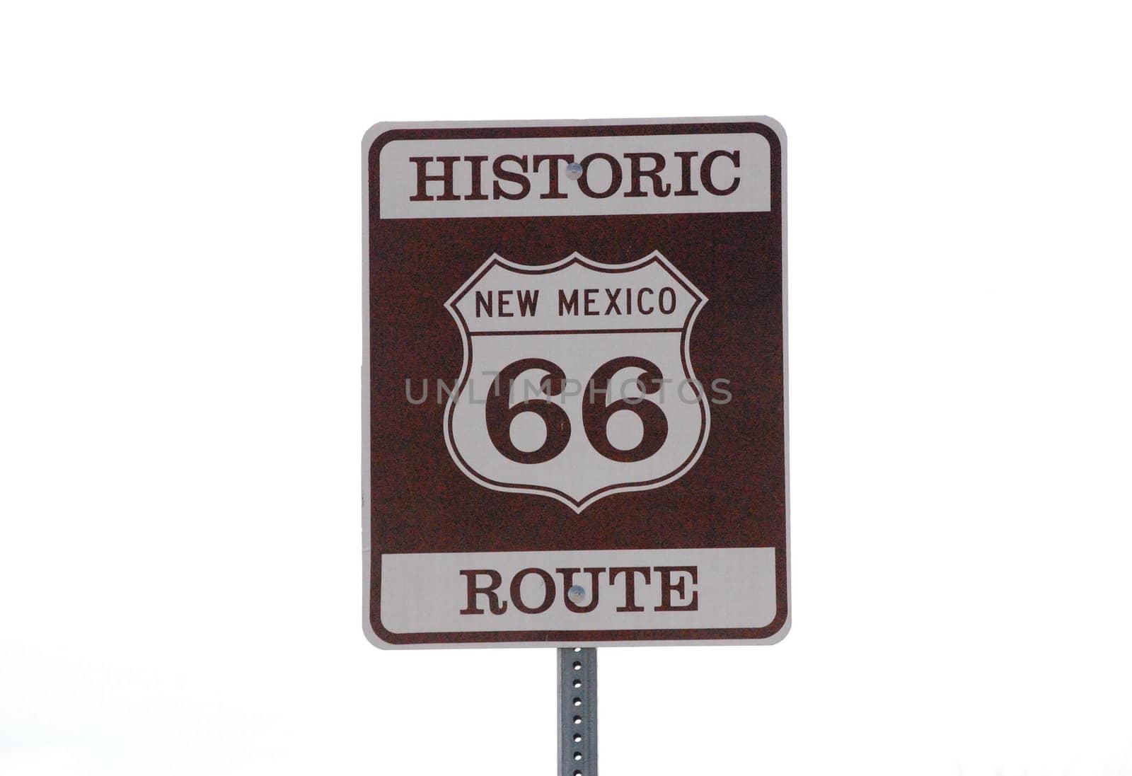 Sign historic route 66 by RefocusPhoto