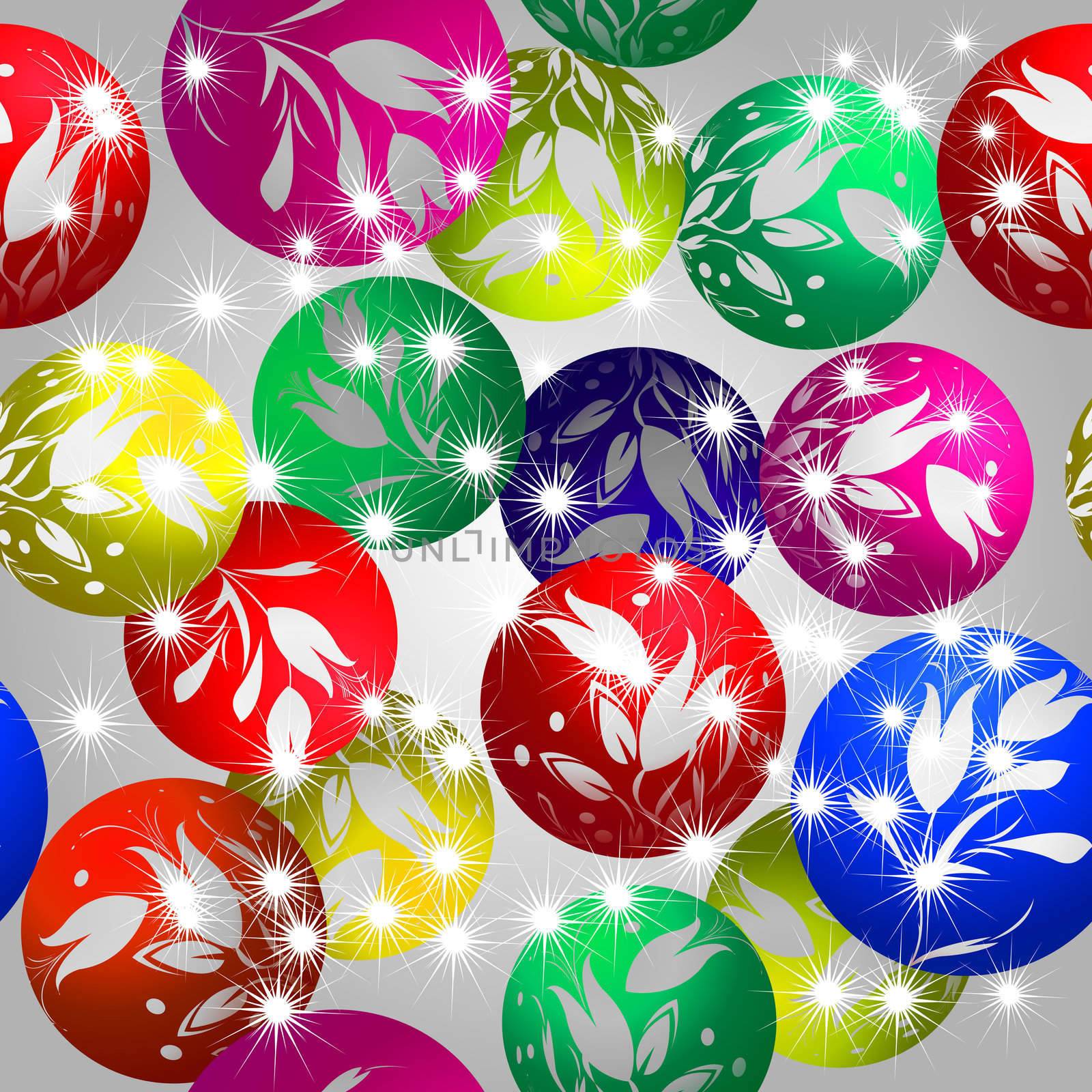 Christmas baubles design by Lirch