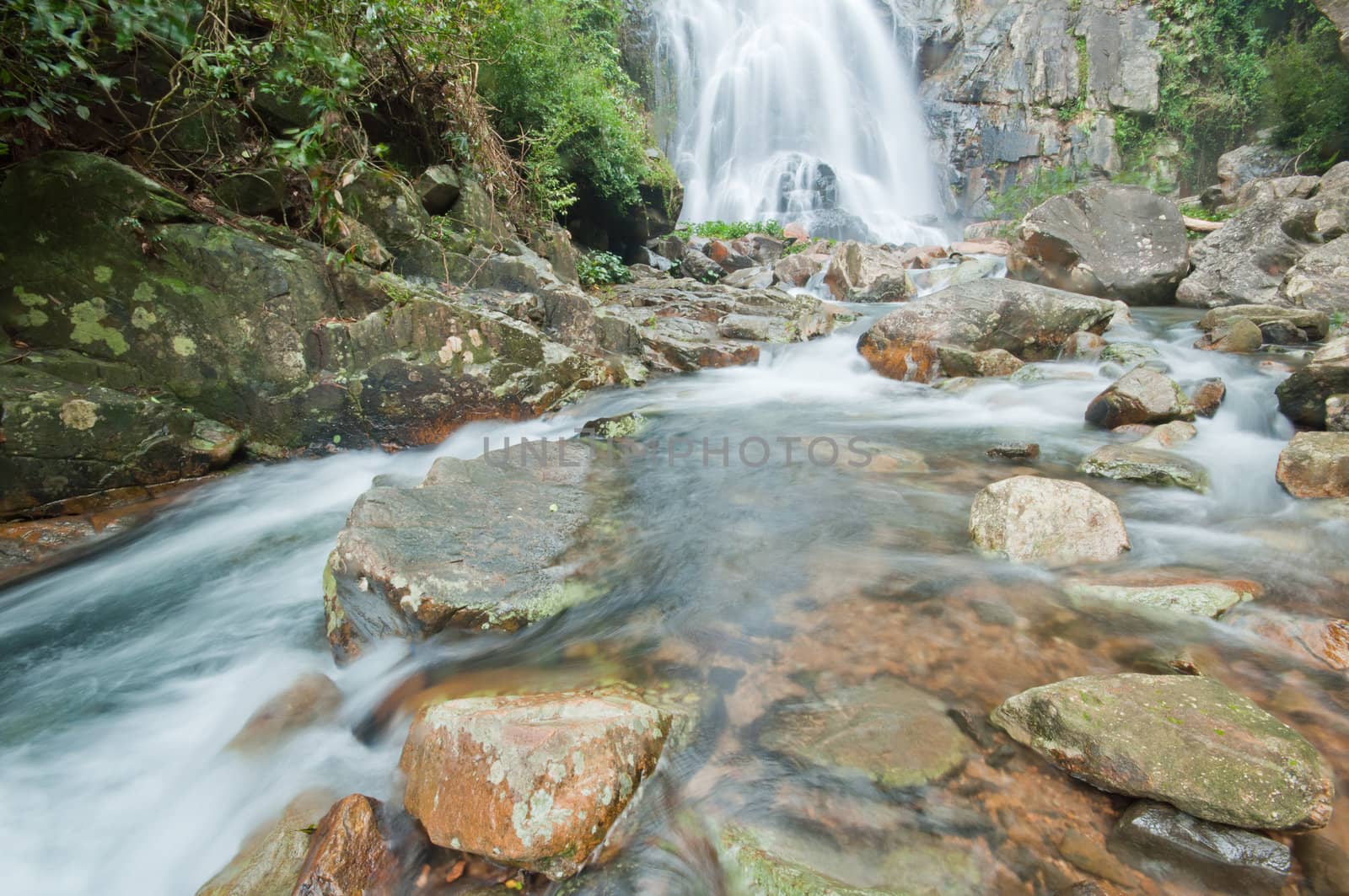 Waterfall in south of Thailand  by samurai