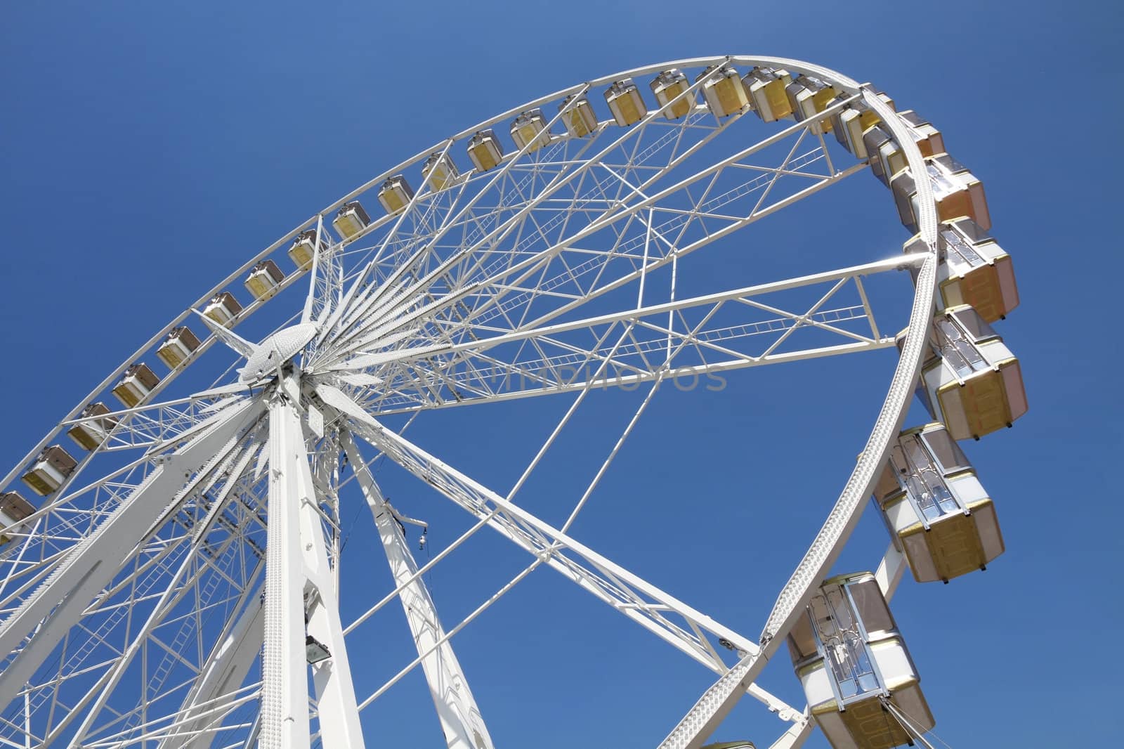 Ferris wheel in an amusement park by daboost