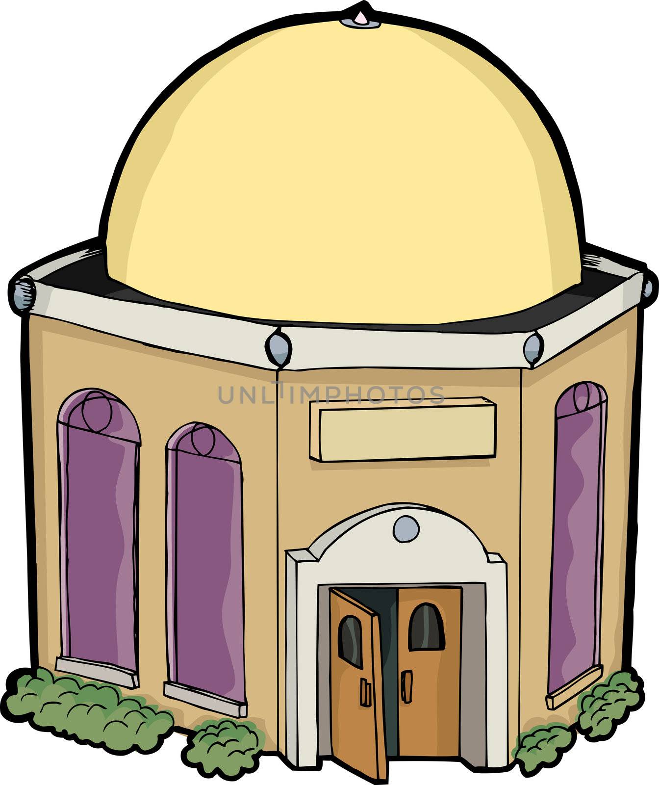 Small generic religious building for any religion