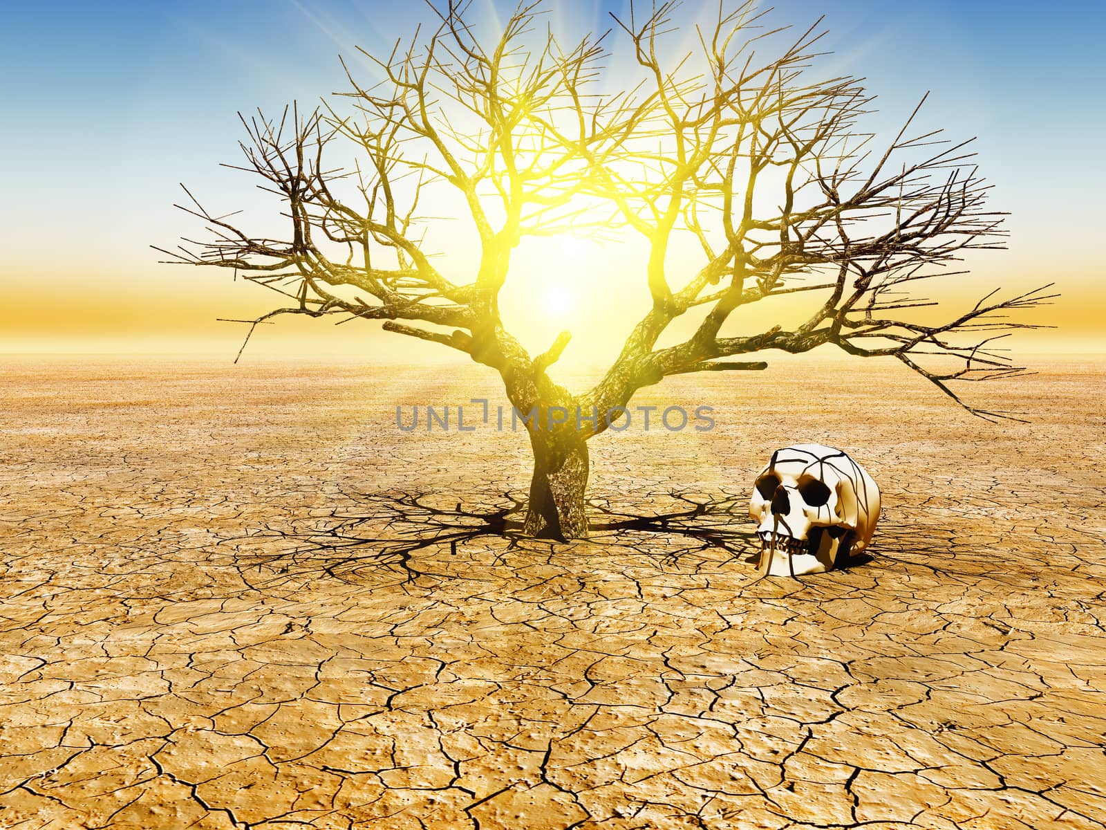 illustration of global warming