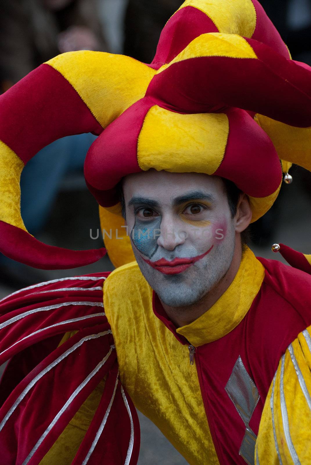 OVAR, PORTUGAL - MARCH 8: Group 'Catitas'  during the Carnival Parade on March 8, 2011 in Ovar, Portugal.