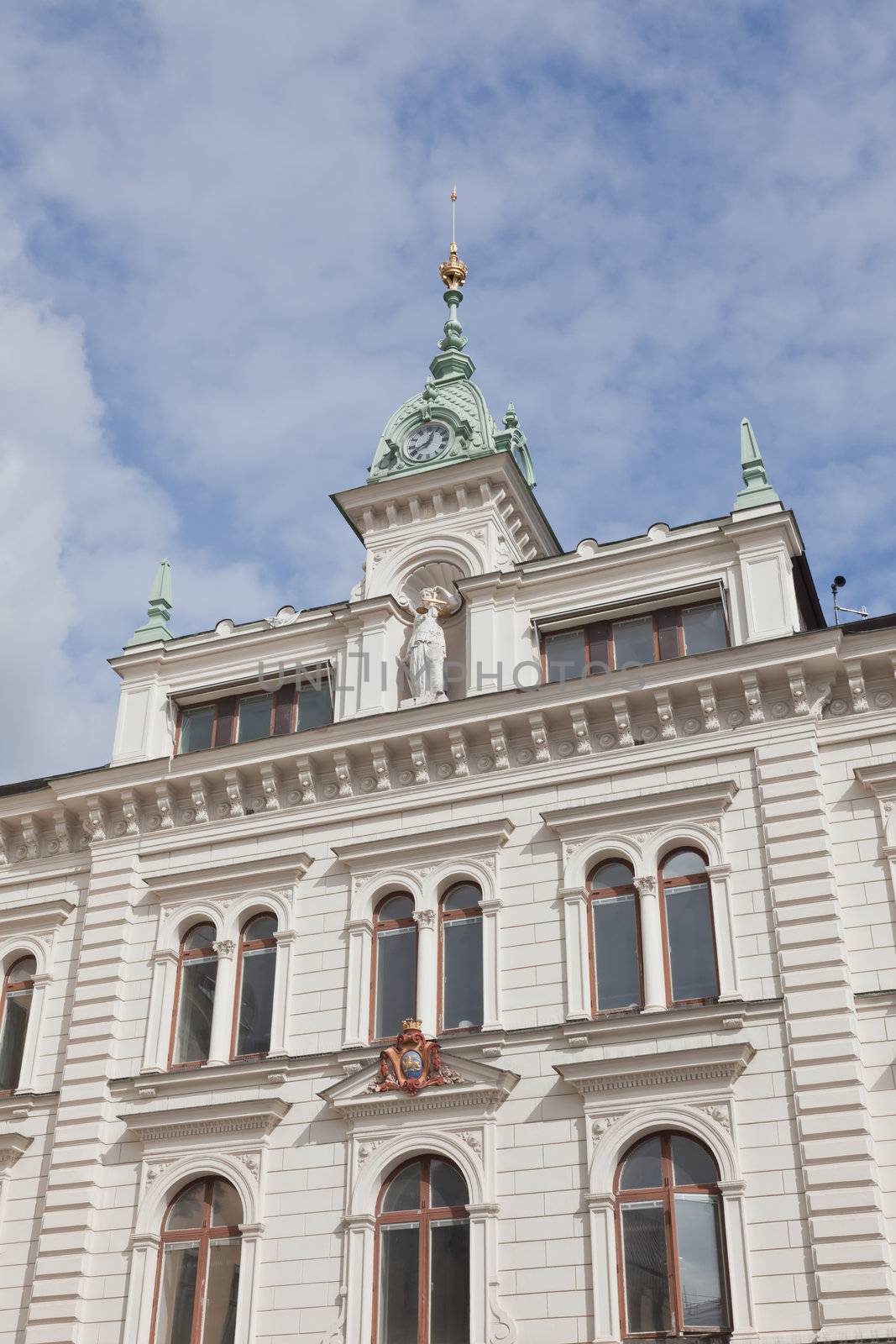 The city center of Uppsala in Sweden 