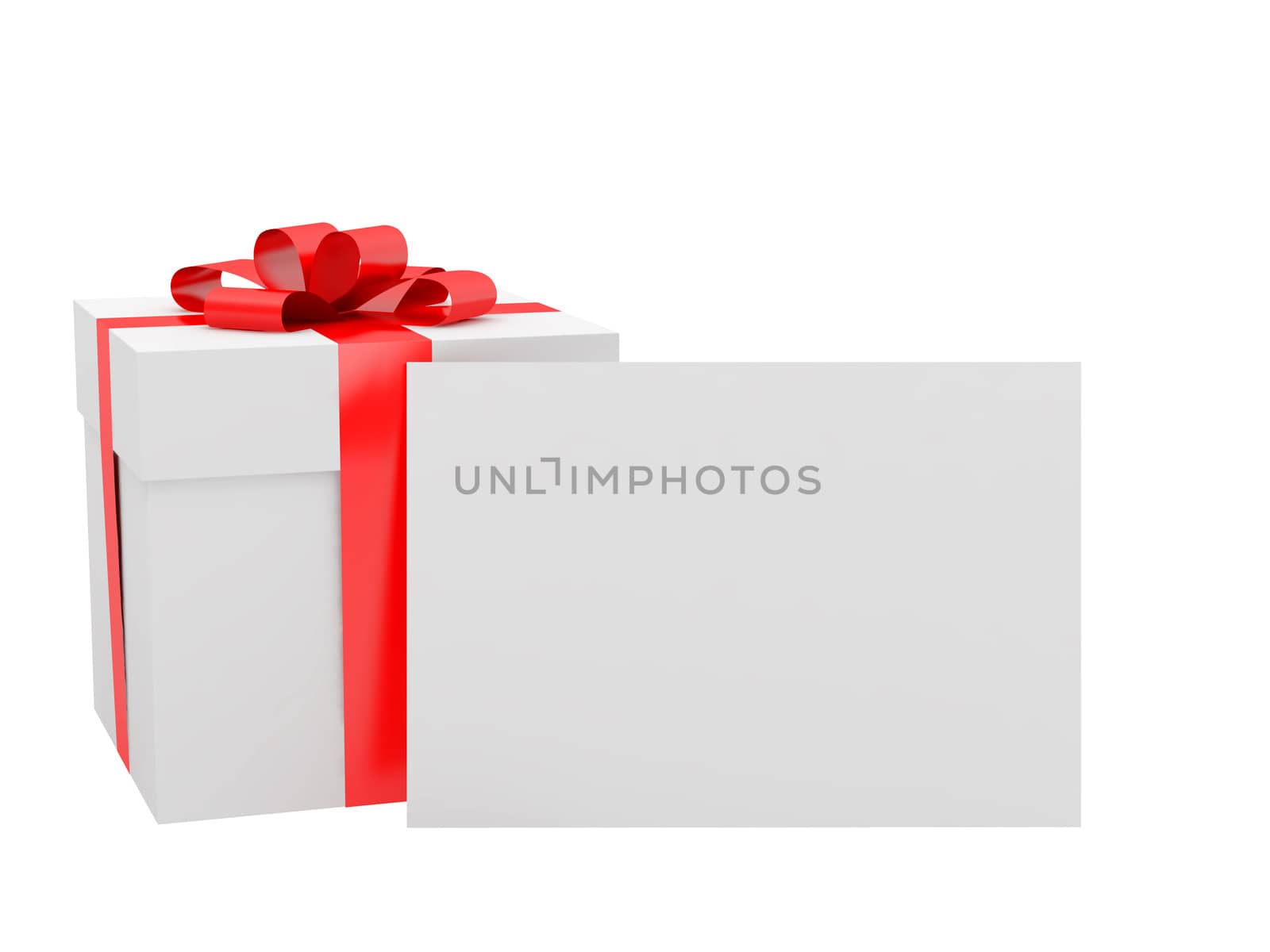 High resolution image. 3d illustration. Gift for a holiday.