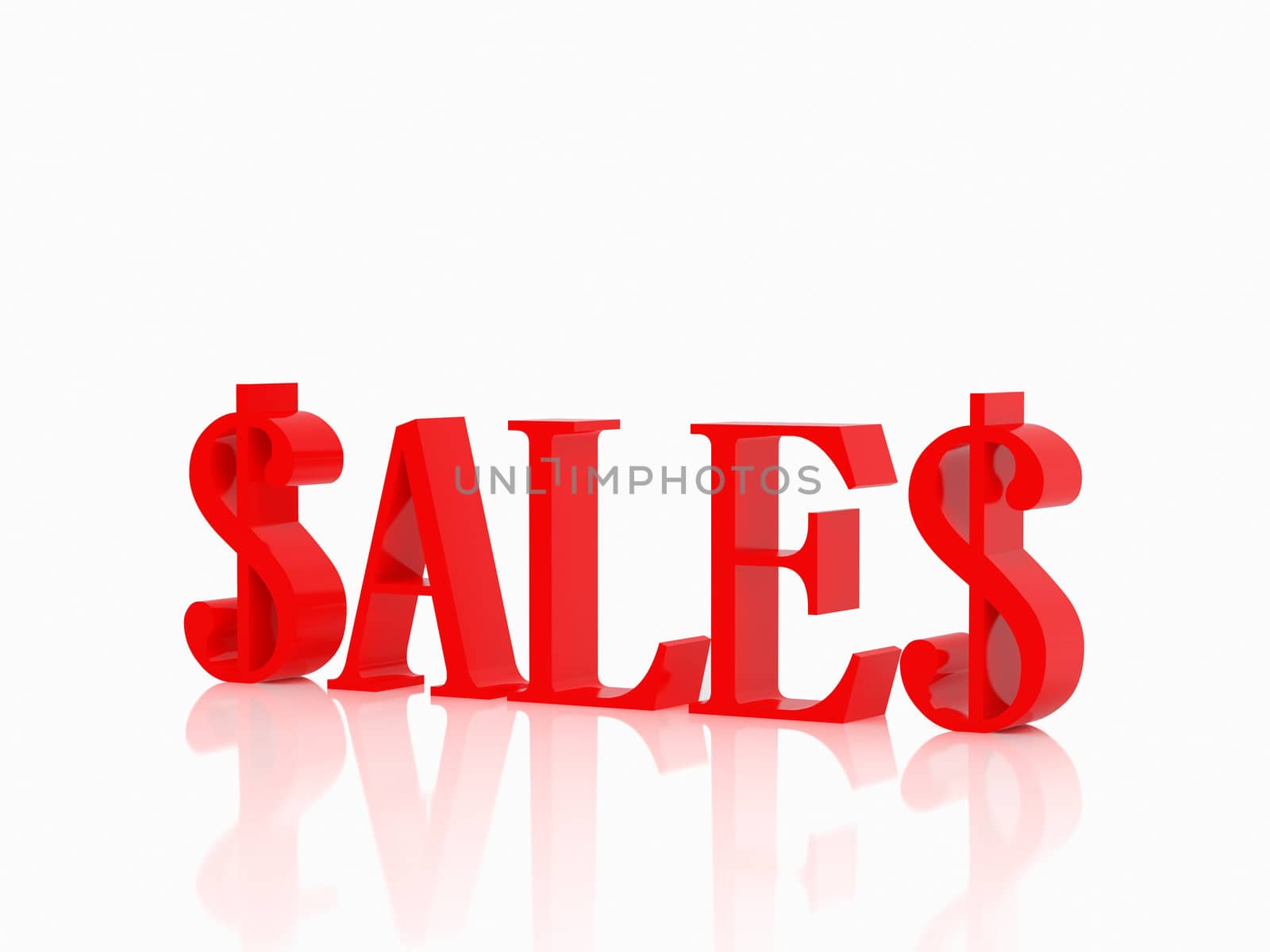 Red sale tag isolated on white. High resolution image.