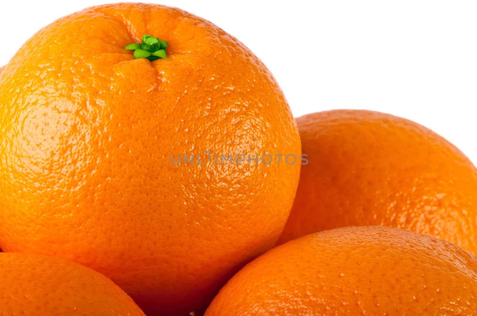 Orange isolated on a white background. Fresh fruits Isolated orange collection.