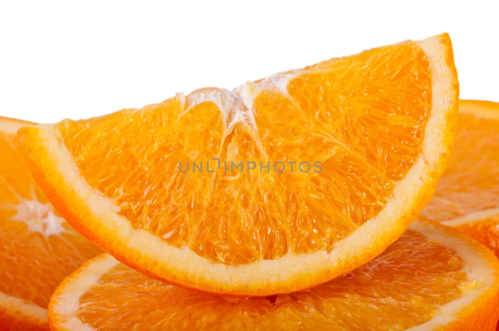 Orange isolated on a white background. Fresh fruits Isolated orange collection.