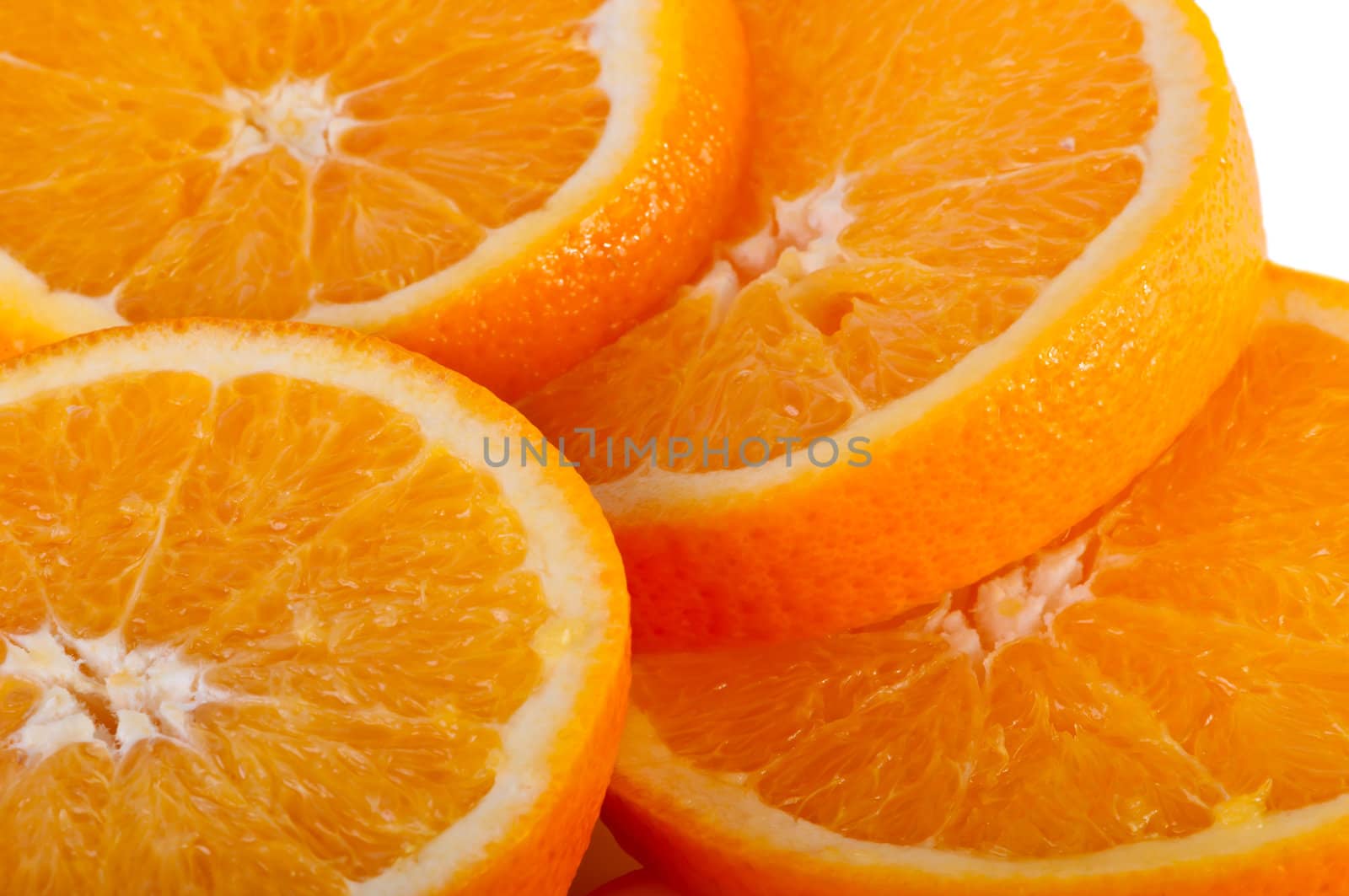 Orange isolated on a white background. Fresh fruits Isolated orange collection.