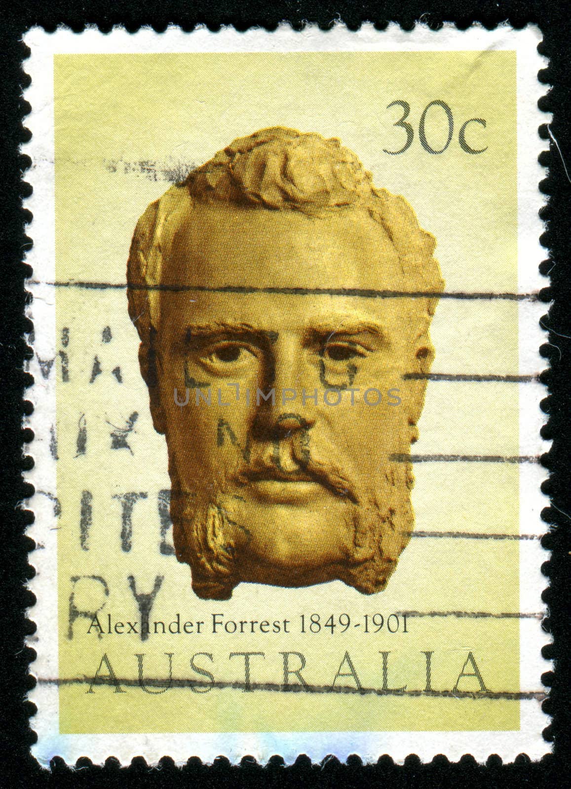 AUSTRALIA - CIRCA 1983: stamp printed by Australia, shows Alexander Forrest, circa 1983