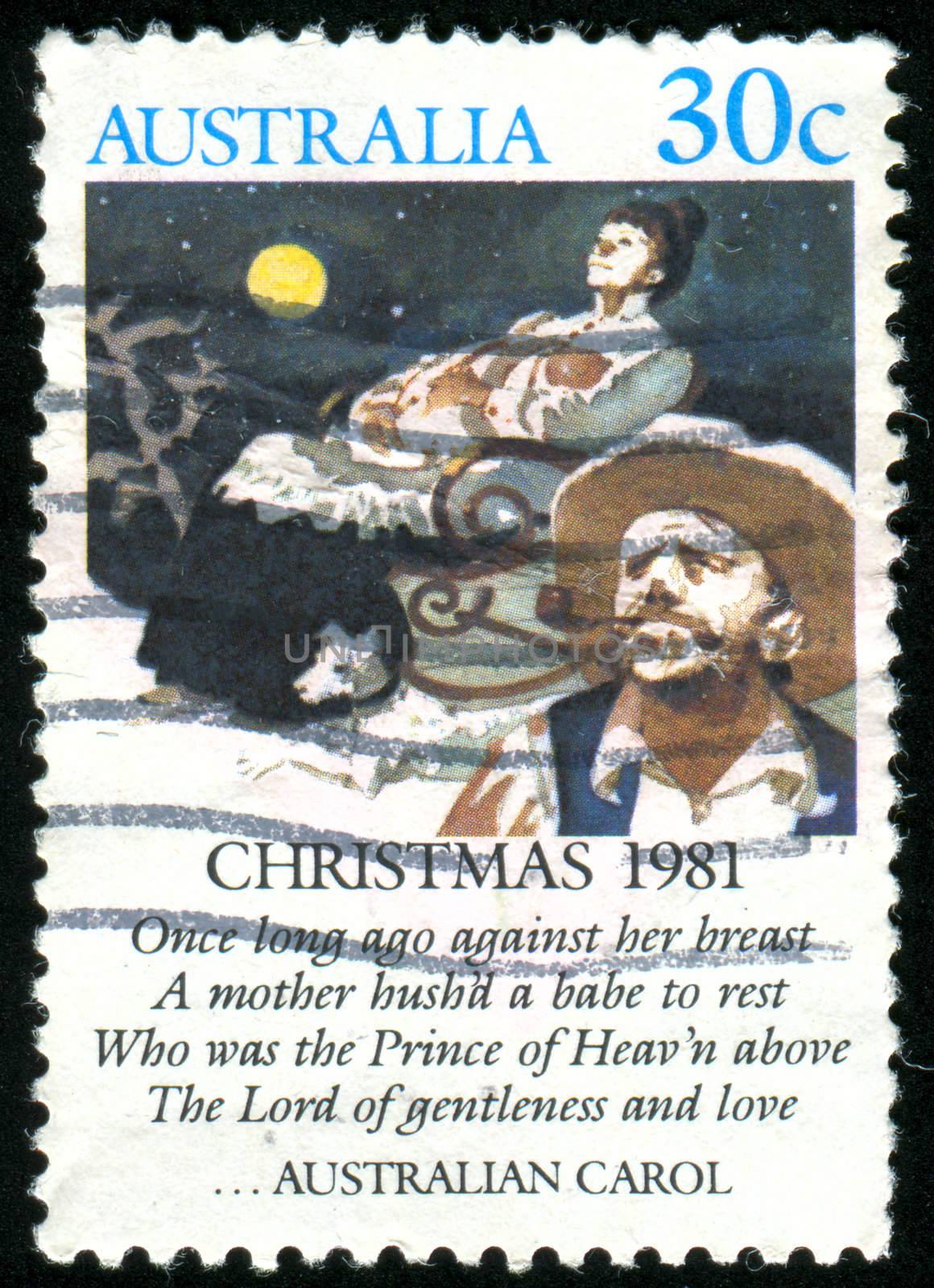 AUSTRALIA - CIRCA 1981: stamp printed by Australia, shows The Silver Stars are in the Sky, circa 1981