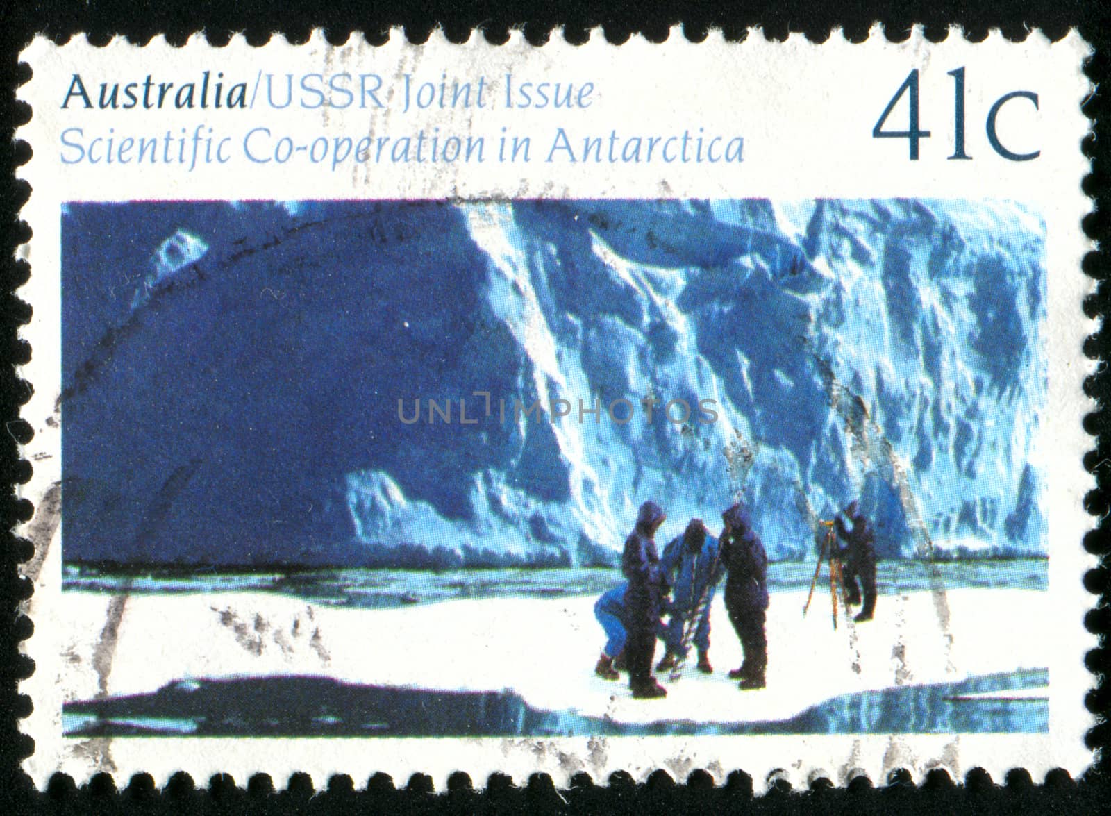 AUSTRALIA - CIRCA 1990: stamp printed by Australia, shows antarctica, circa 1990