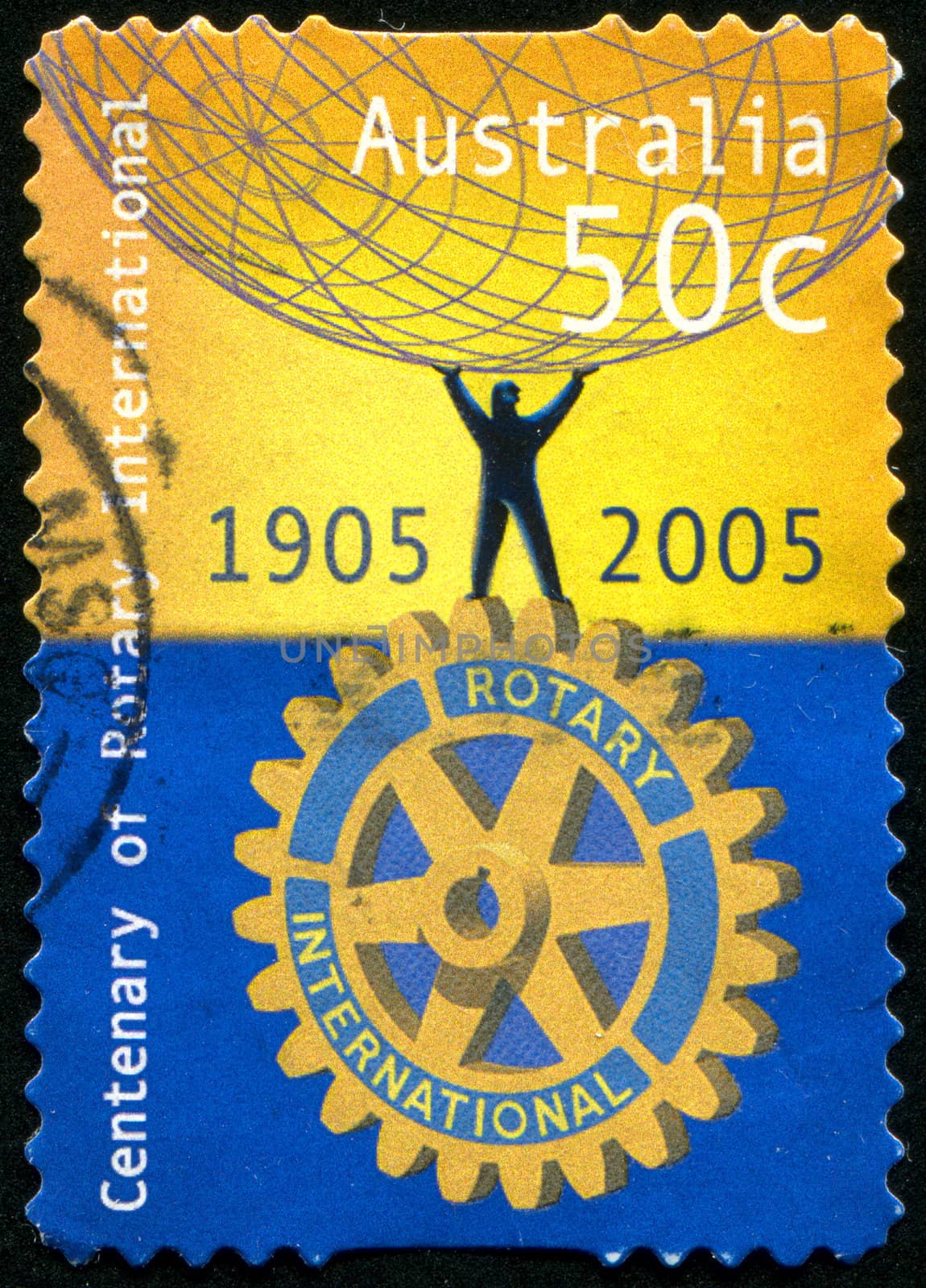 AUSTRALIA - CIRCA 2005: stamp printed by Australia, shows Rotary, circa 2005