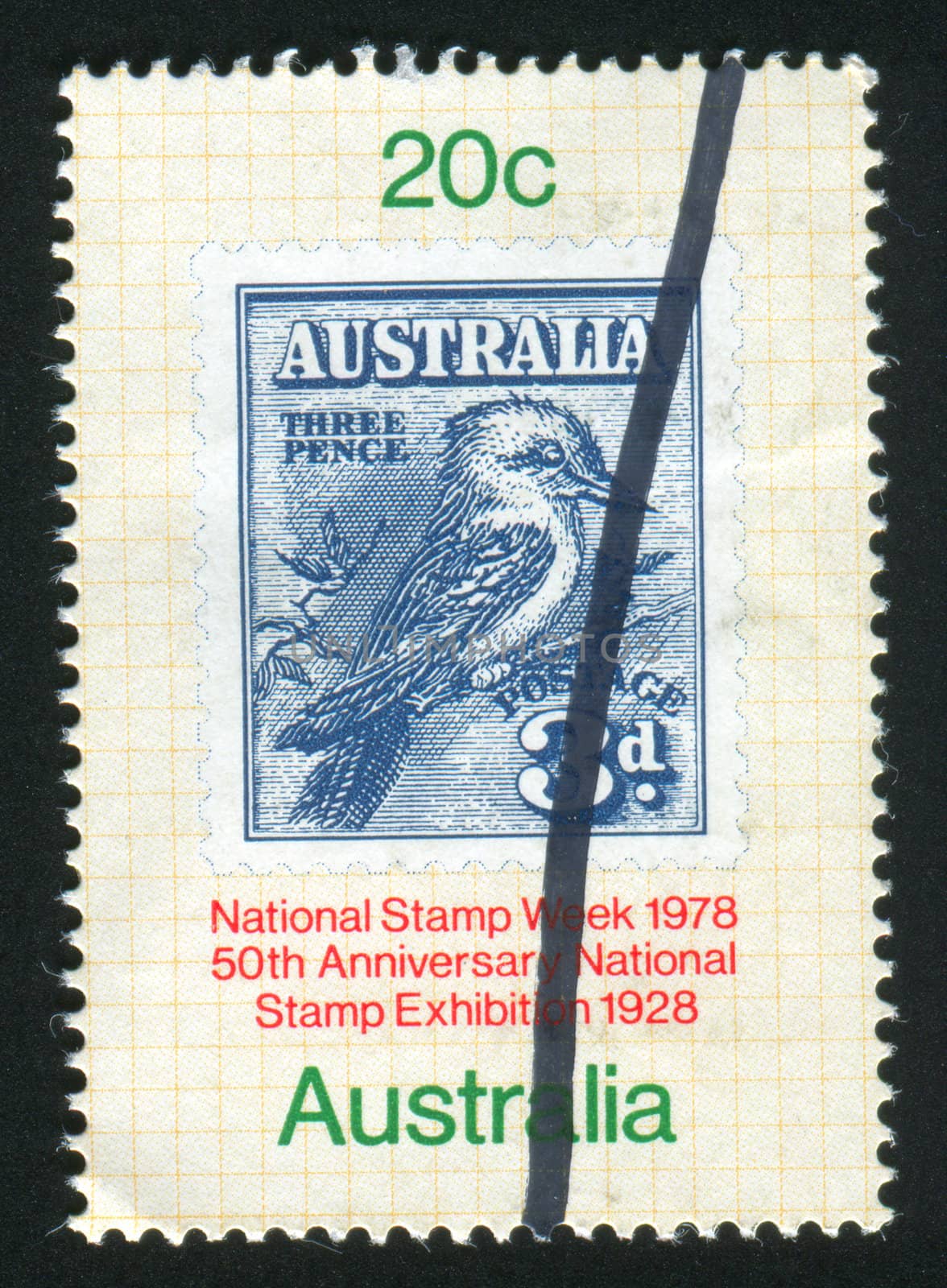 AUSTRALIA - CIRCA 1978: stamp printed by Australia, shows bird, circa 1978