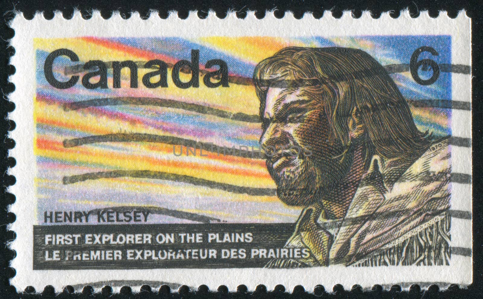 CANADA - CIRCA 1970: stamp printed by Canada, shows Henry Kelsey, circa 1970