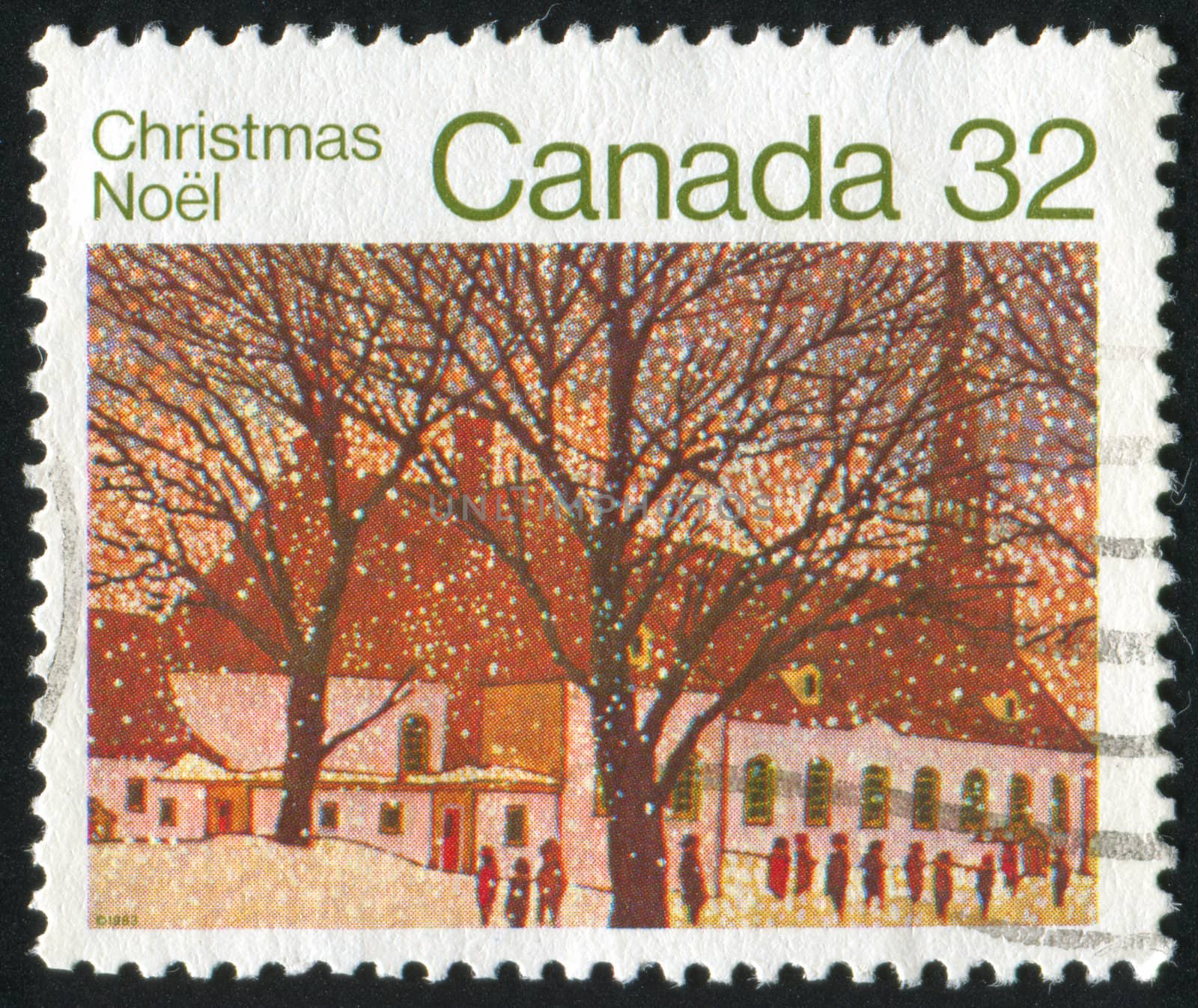 CANADA - CIRCA 1983: stamp printed by Canada, shows Urban church, circa 1983