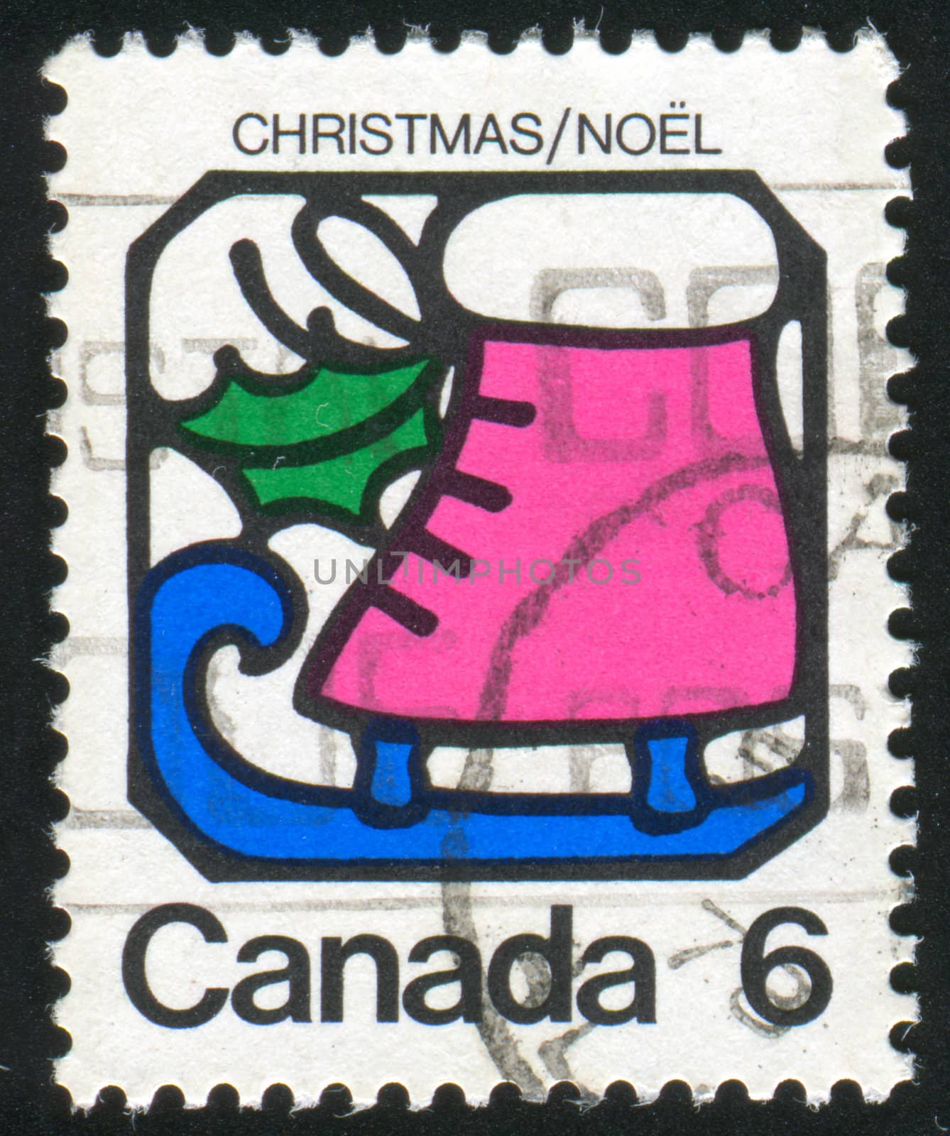 CANADA - CIRCA 1973: stamp printed by Canada, shows Ice Skate, circa 1973