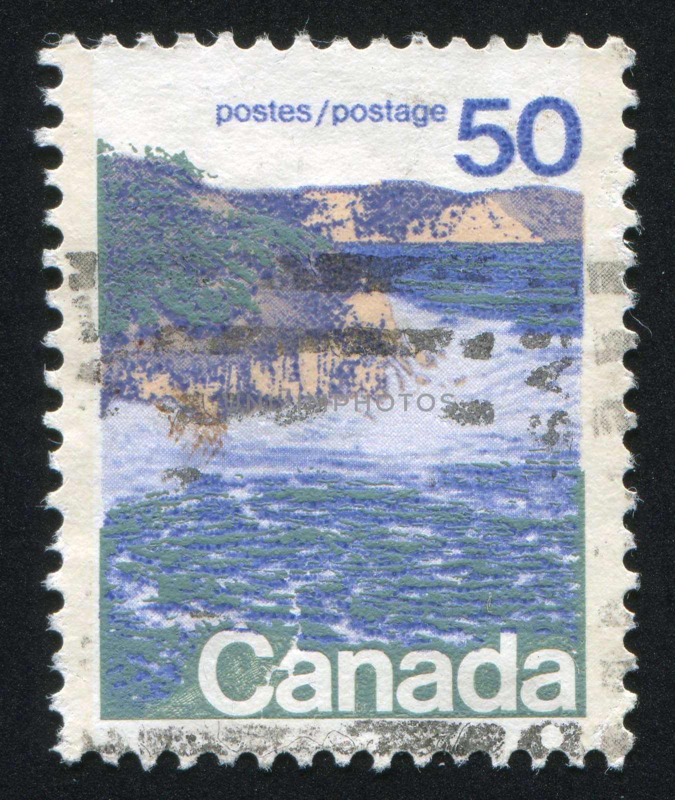 CANADA - CIRCA 1972: stamp printed by Canada, shows Seashore, circa 1972