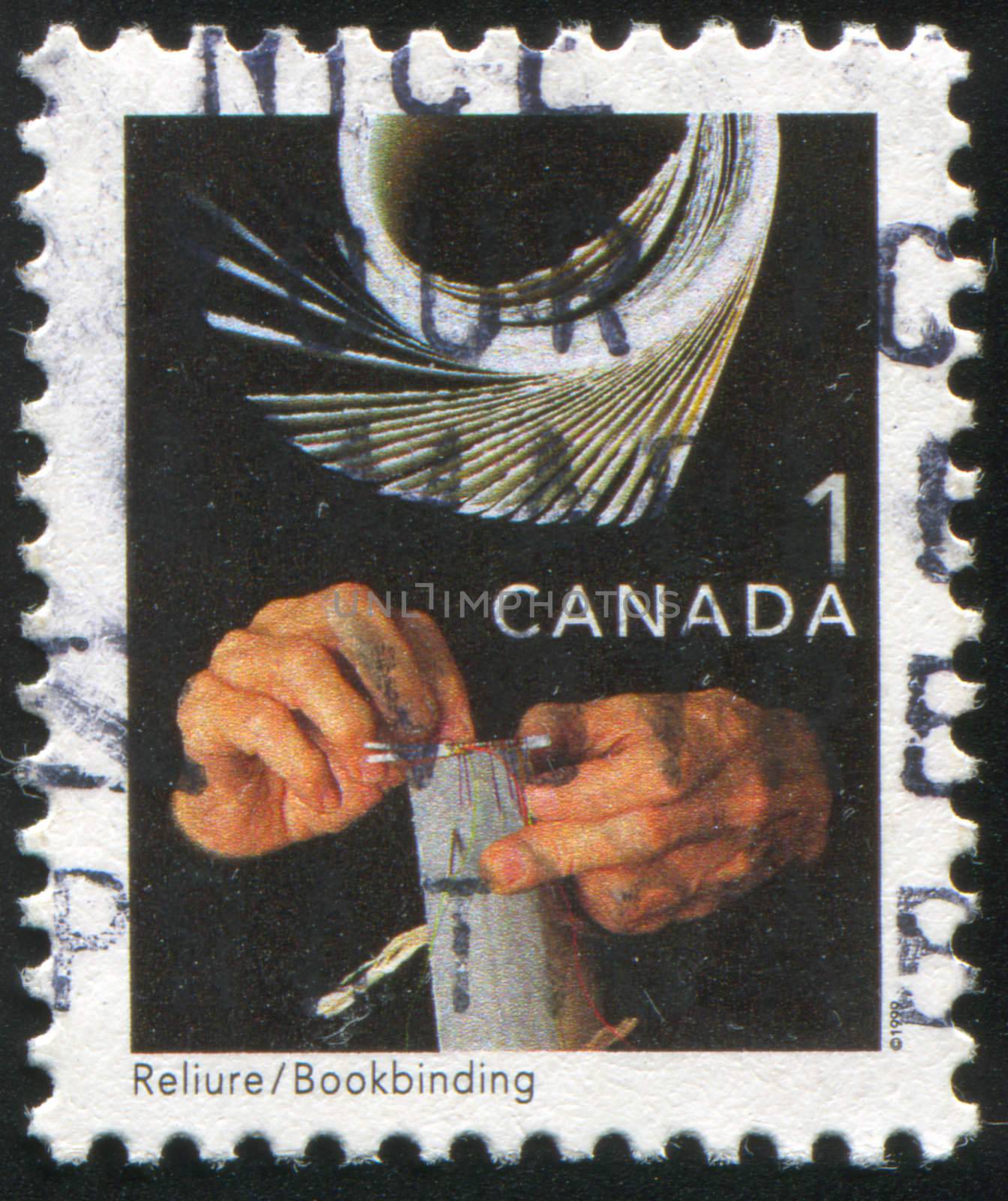 CANADA - CIRCA 1999: stamp printed by Canada, shows Handiwork, circa 1999