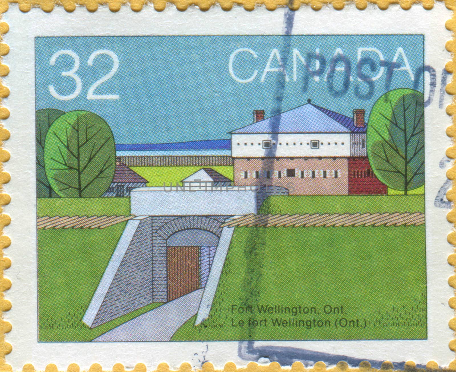 CANADA - CIRCA 2010: stamp printed by Canada, shows building, circa 2010