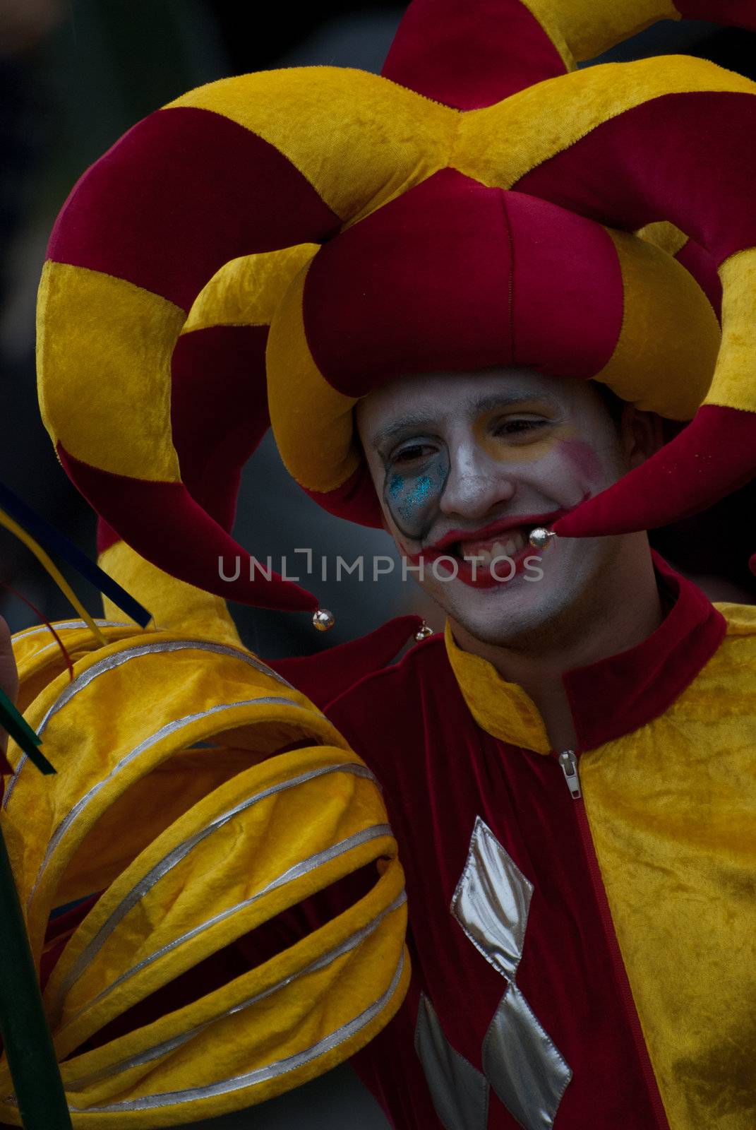 OVAR, PORTUGAL - MARCH 8: Group 'Catitas'  during the Carnival Parade on March 8, 2011 in Ovar, Portugal.