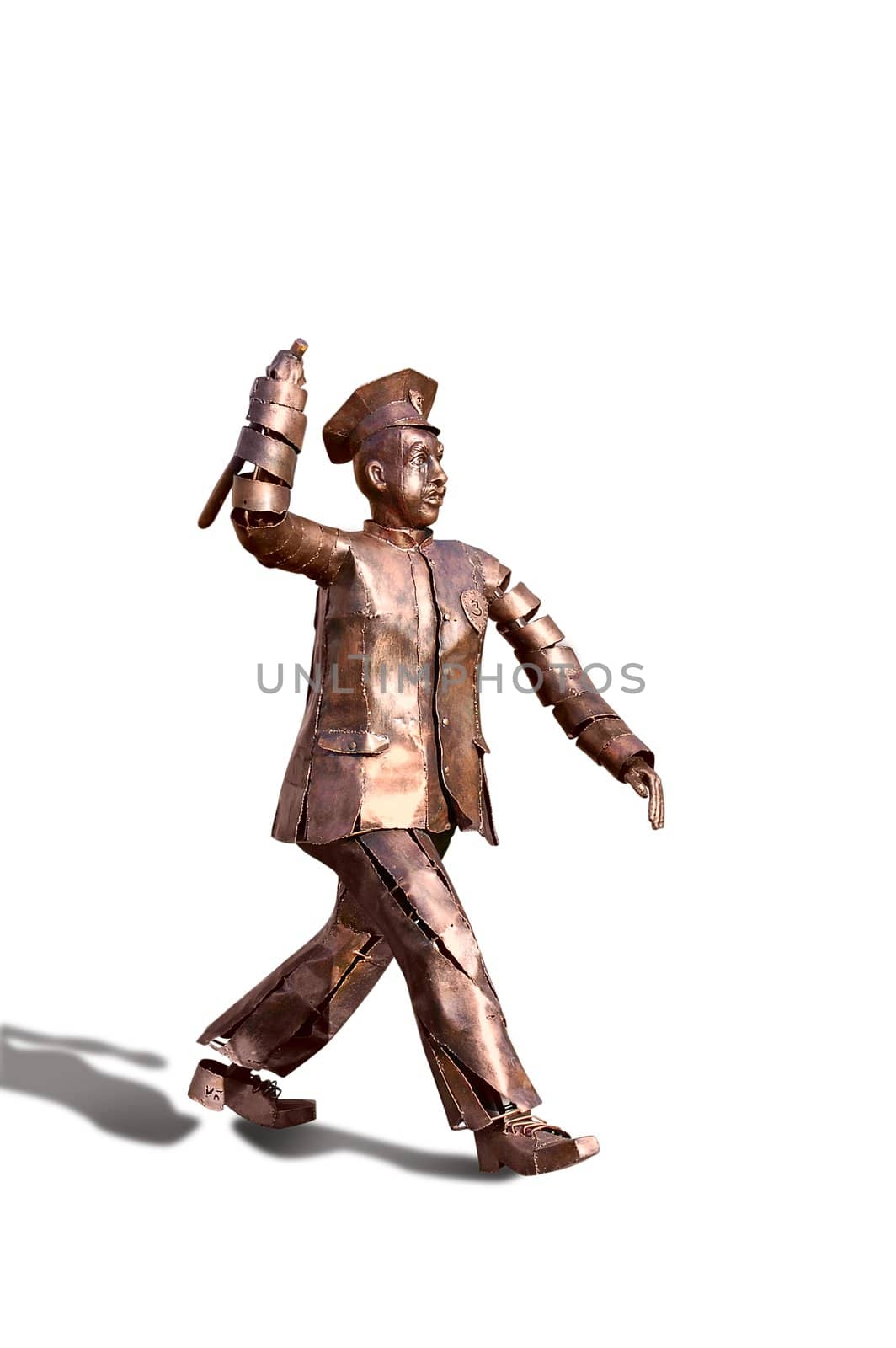 Bronze policeman by rusak