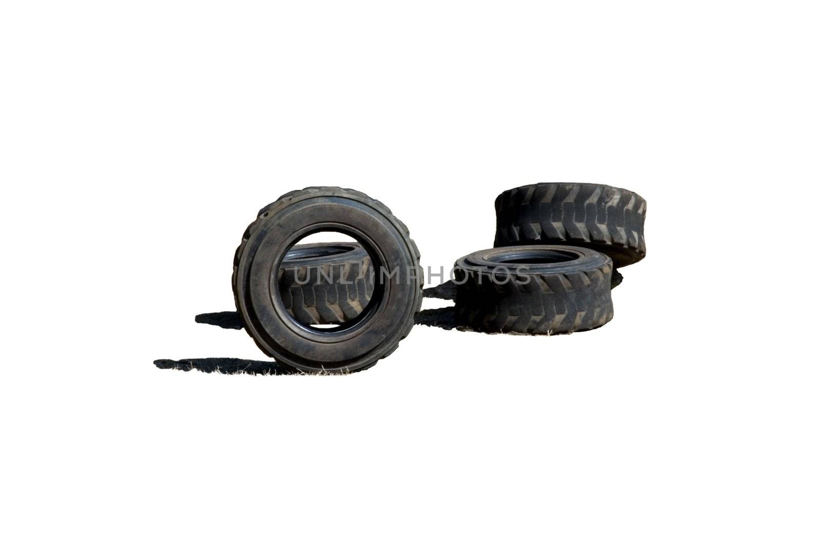 Worn out  tires by sil