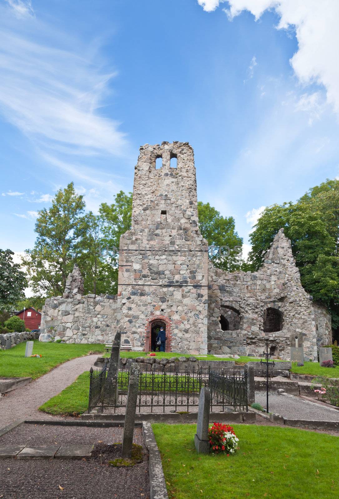 a viking church remain near uppsala by gary718
