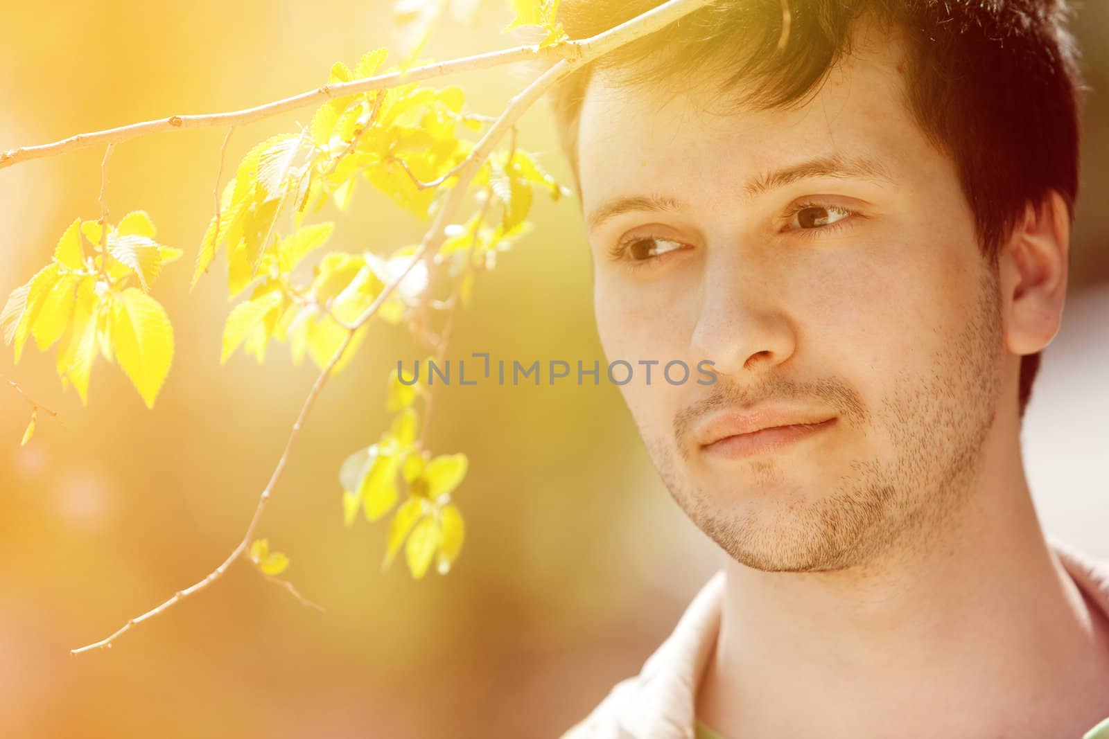 portrait of a man outdoors