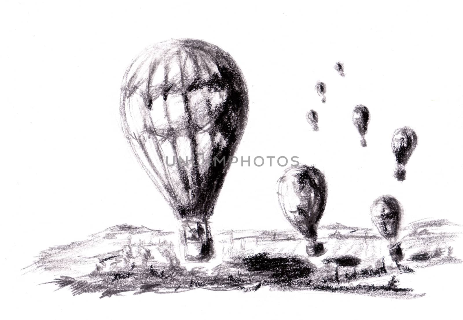 hot air balloons by koratmember