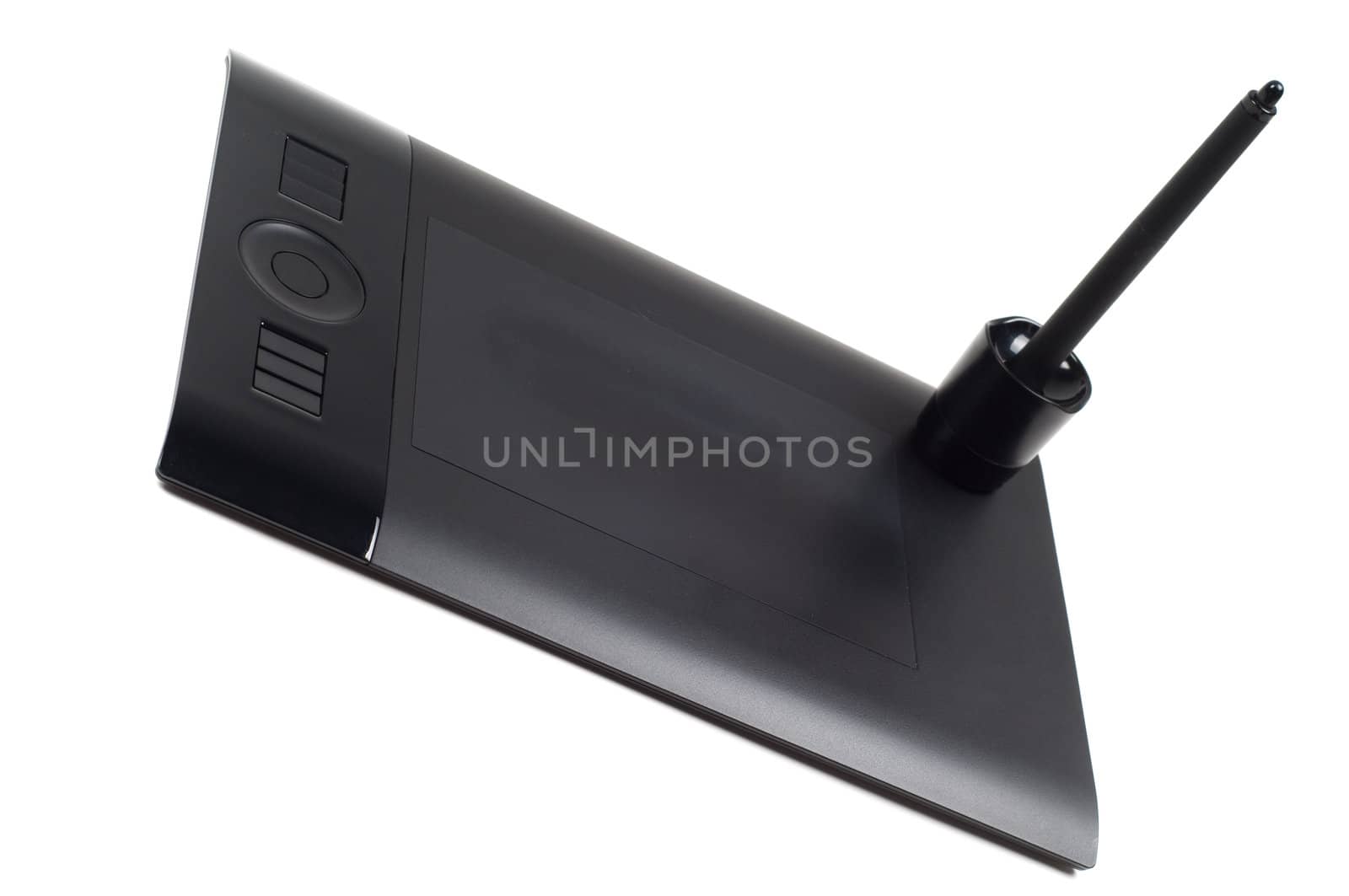 Shot of pen tablet isolated on white