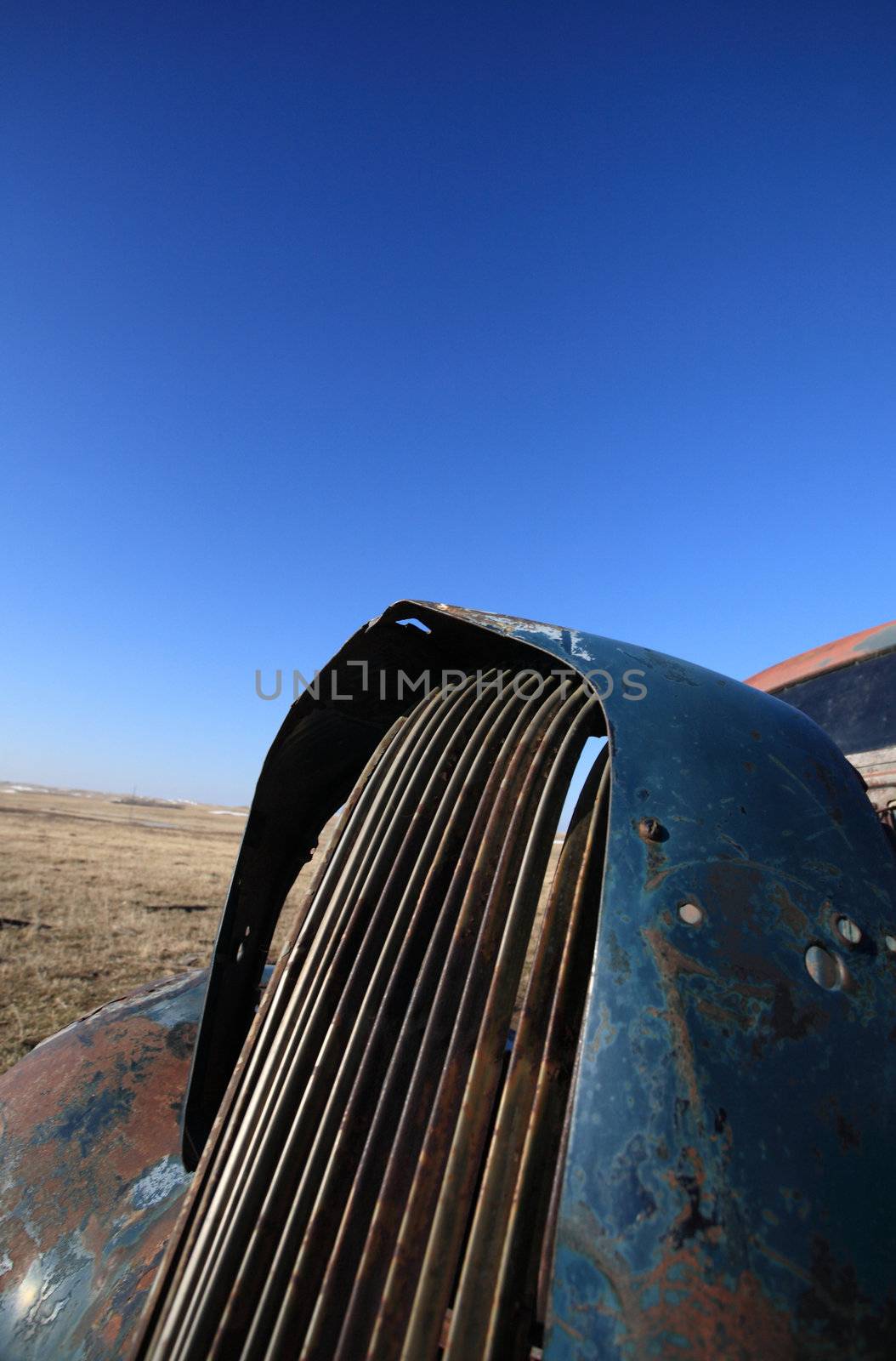 Auto car grill vintage