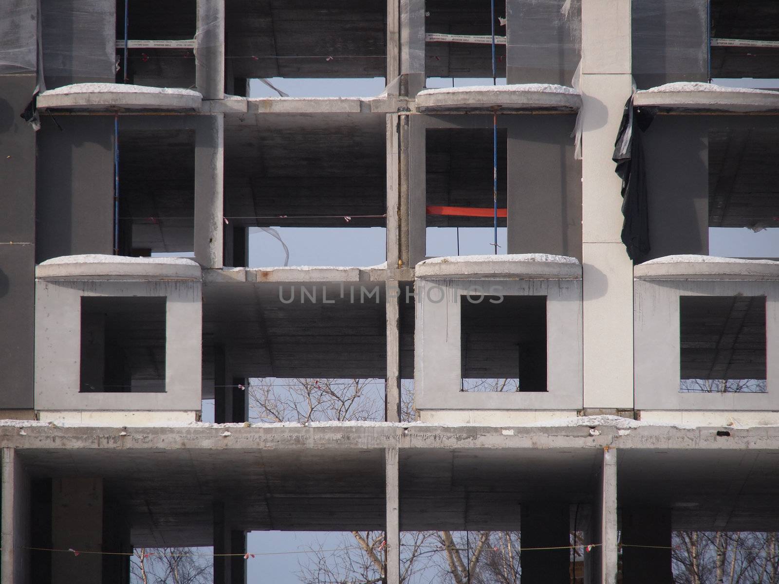 unfinished building 