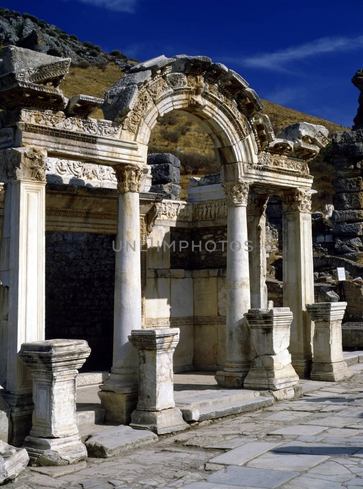 Hadrian's Temple, Ephesus, Turkey by jol66