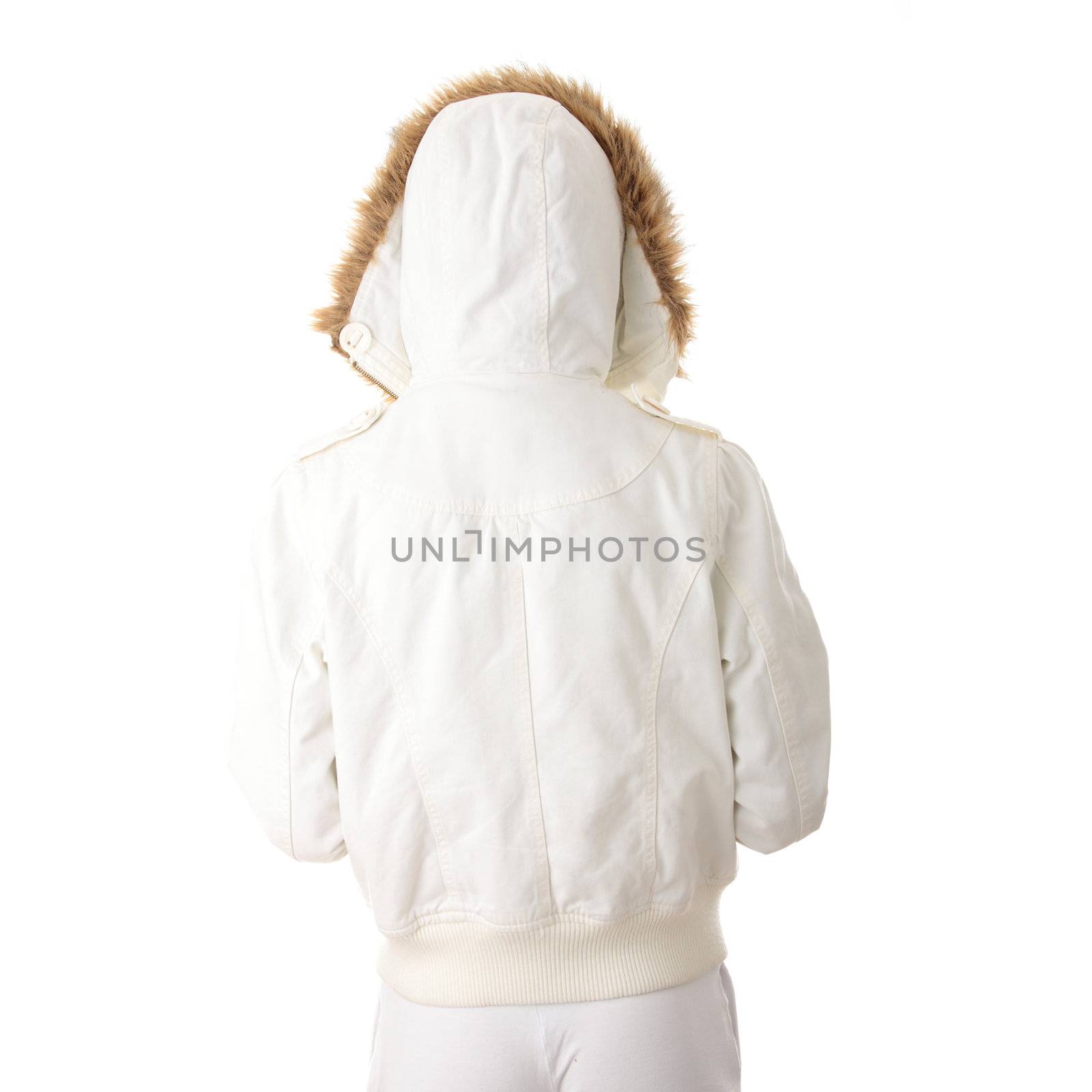 Teen woman in winter jacket by BDS