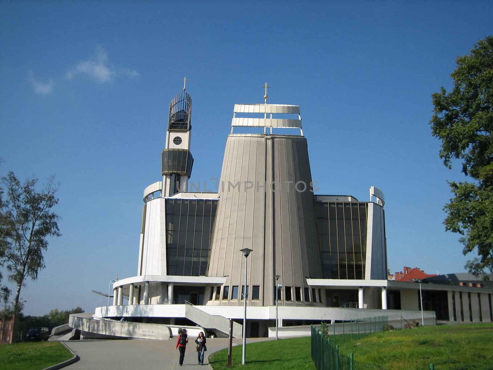 Catholic sanctuary in Lagiewniki, Poland